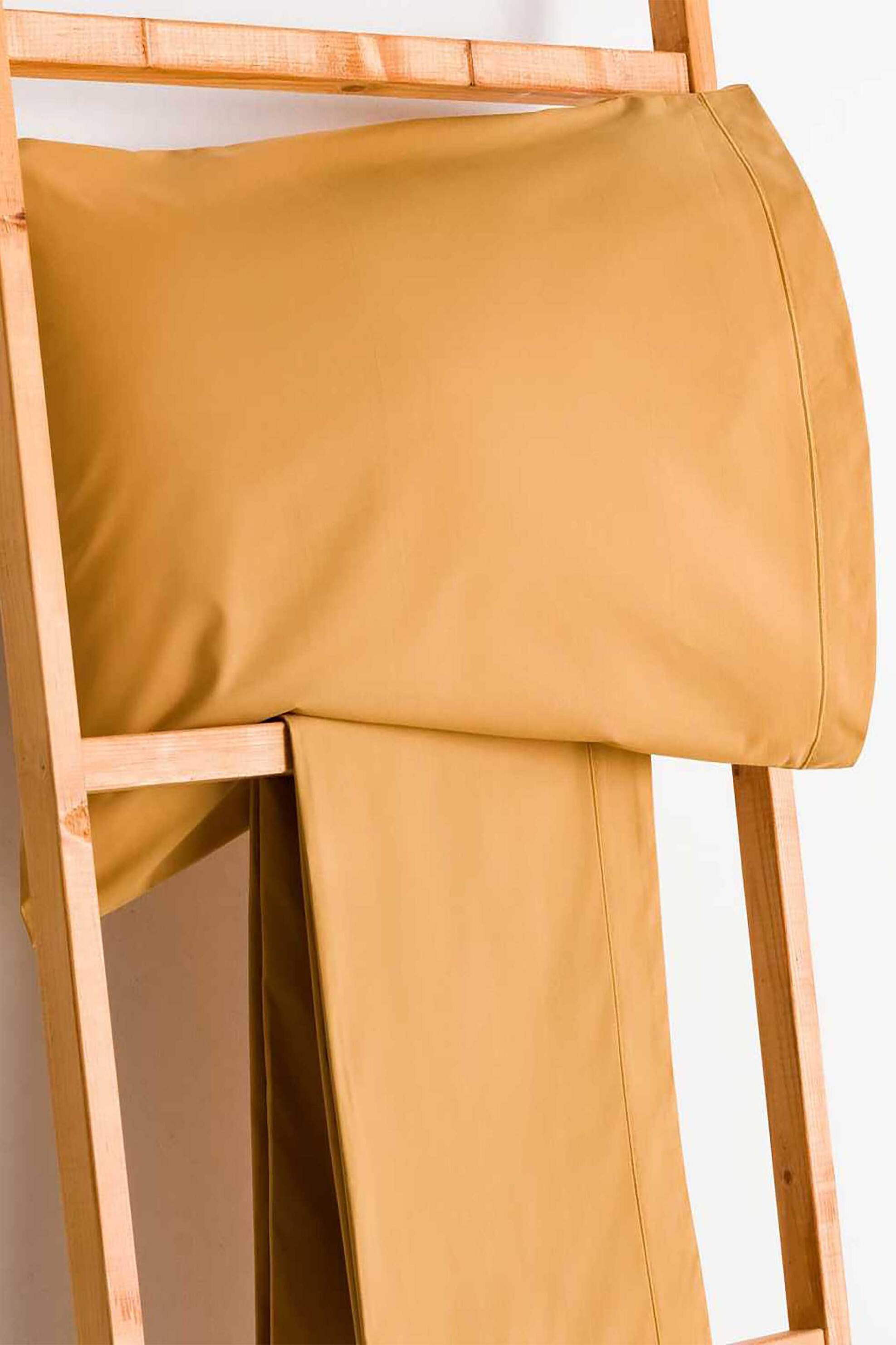 Vesta σεντόνι king size 280 x 280 cm "Synthesis-512" - 000002909 Κίτρινο Ώχρα