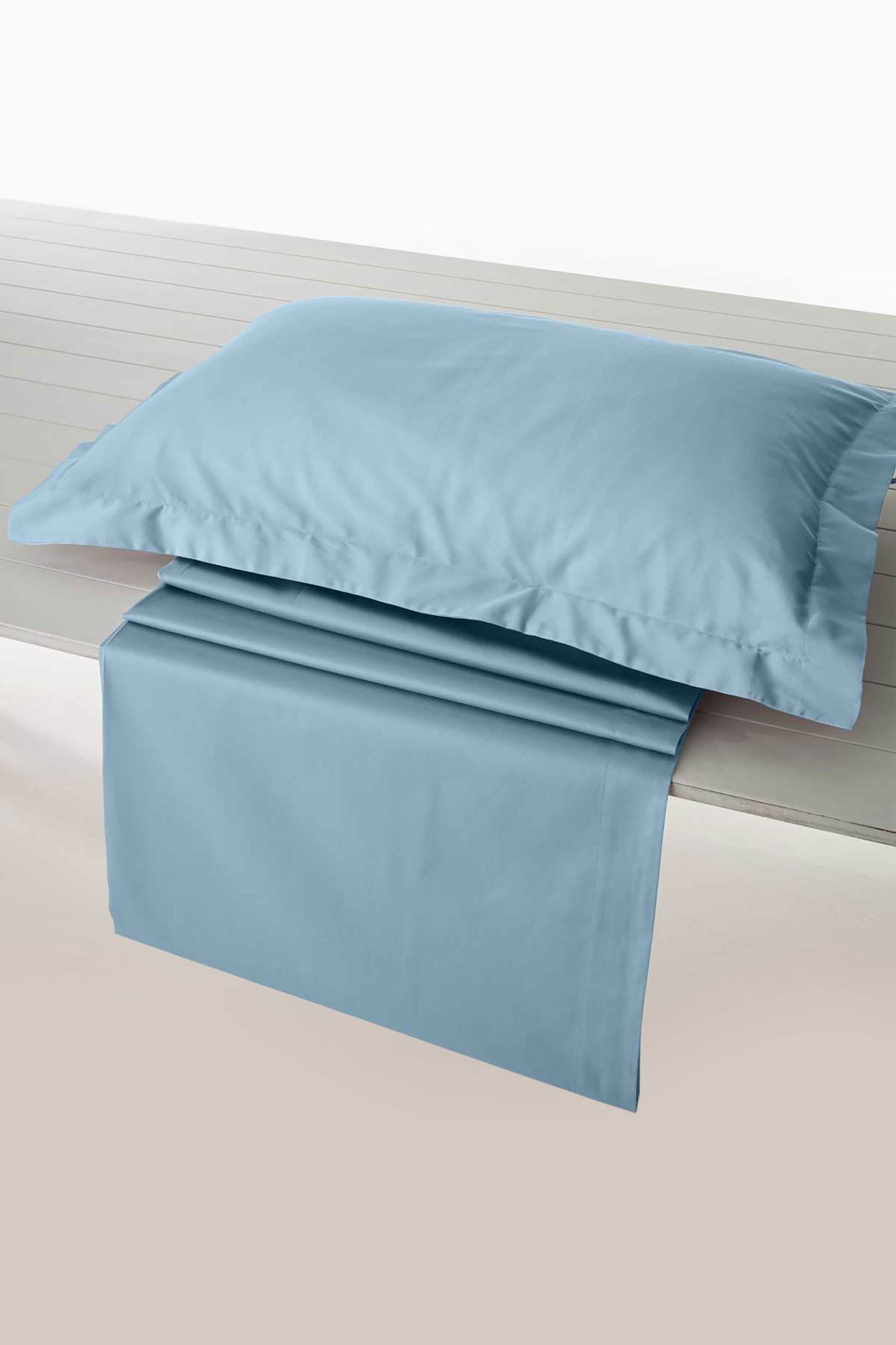 Vesta σεντόνι king size 280 x 270 cm "Athena-306" - 000009628 Μπλε Ανοιχτό