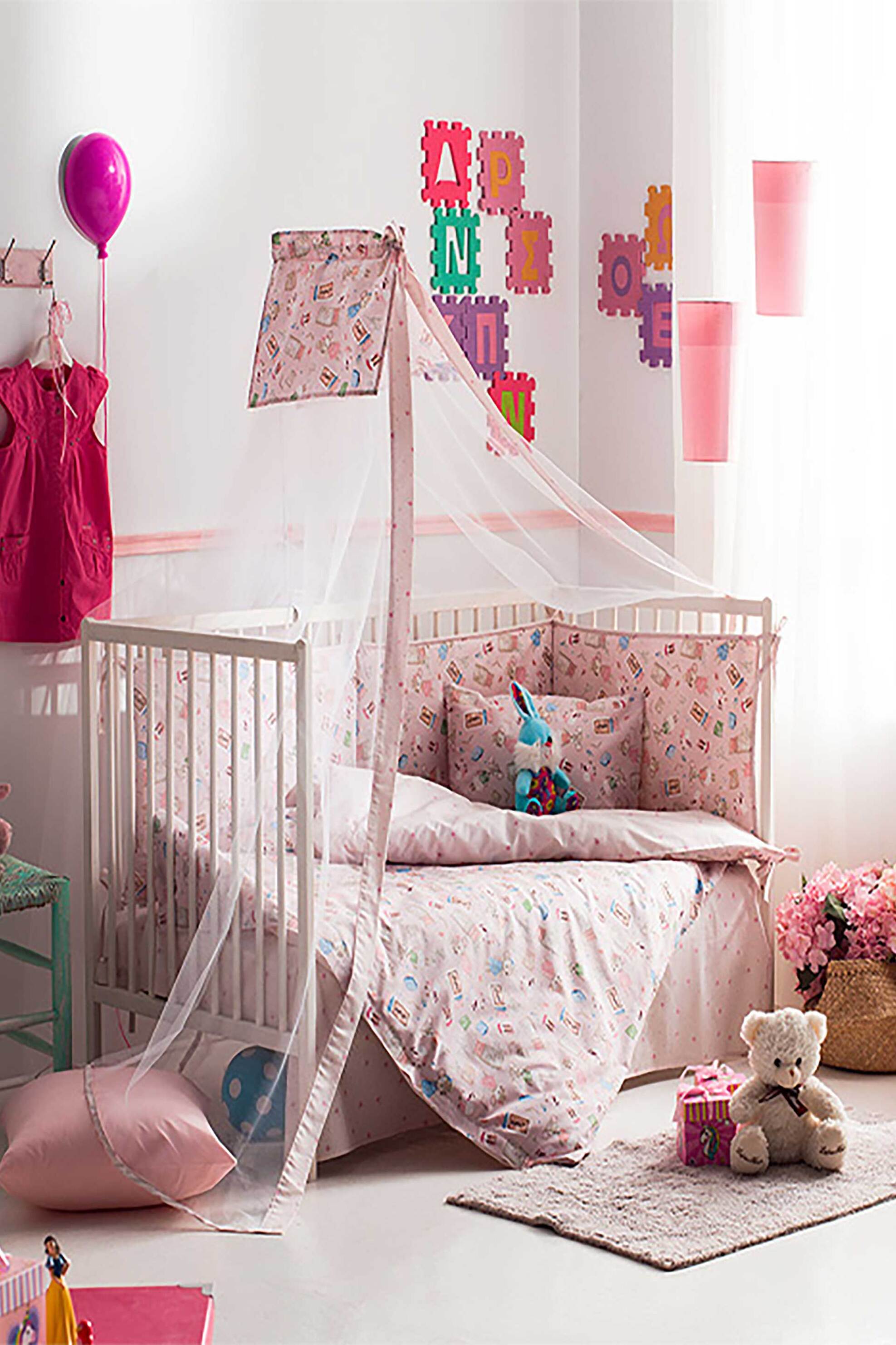 Vesta σετ παιδικά σεντόνια μονά με all-over print "Mouse" (3 τεμάχια) - 000007201