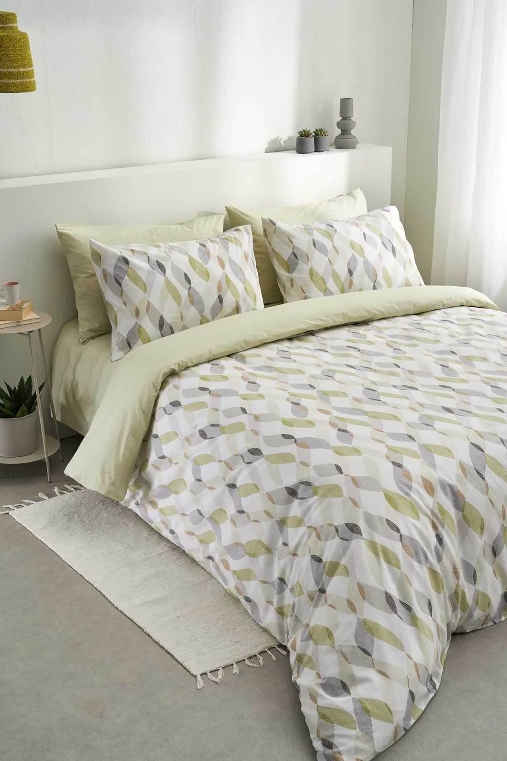 Vesta σετ σεντόνια μονά και μαξιλαροθήκη "Prato-2" (3 τεμάχια) - 000011921 Λαδί