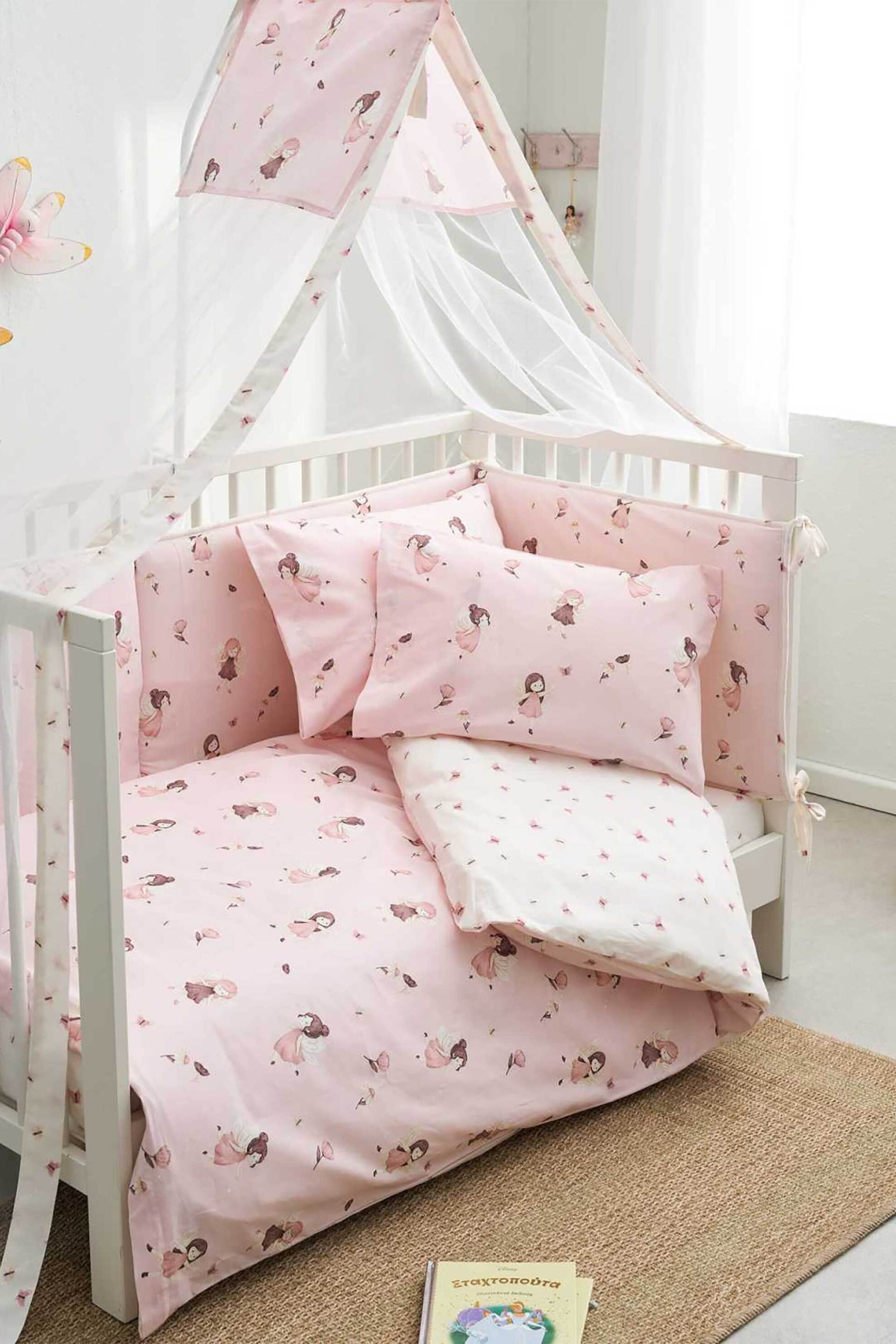 Vesta σετ παιδικά σεντόνια με all-over print "Fairy" (3 τεμάχια) - 000012003