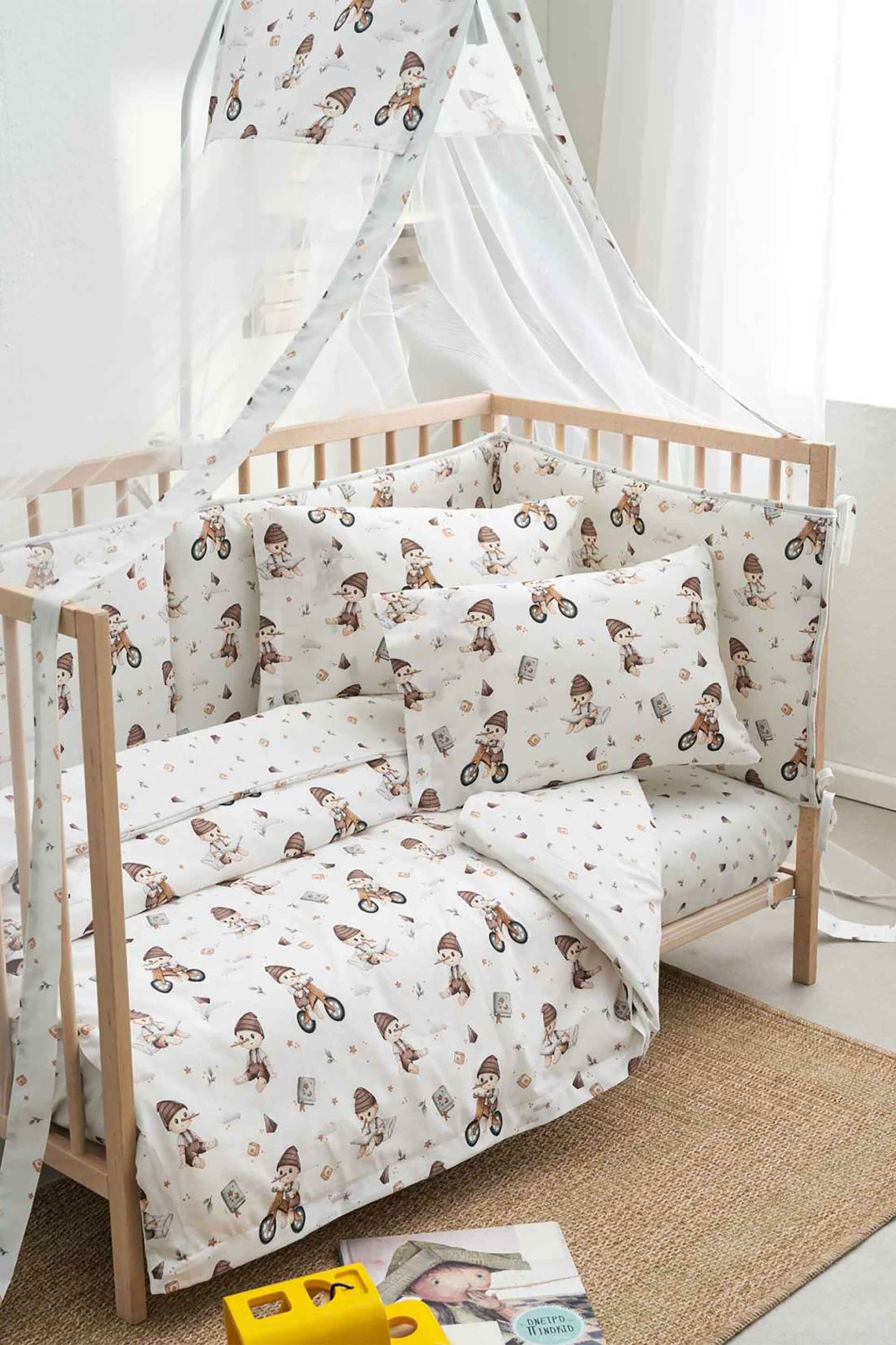 VESTA Vesta παιδική κουνουπιέρα με all-over print "Pinocchio" - 000012019