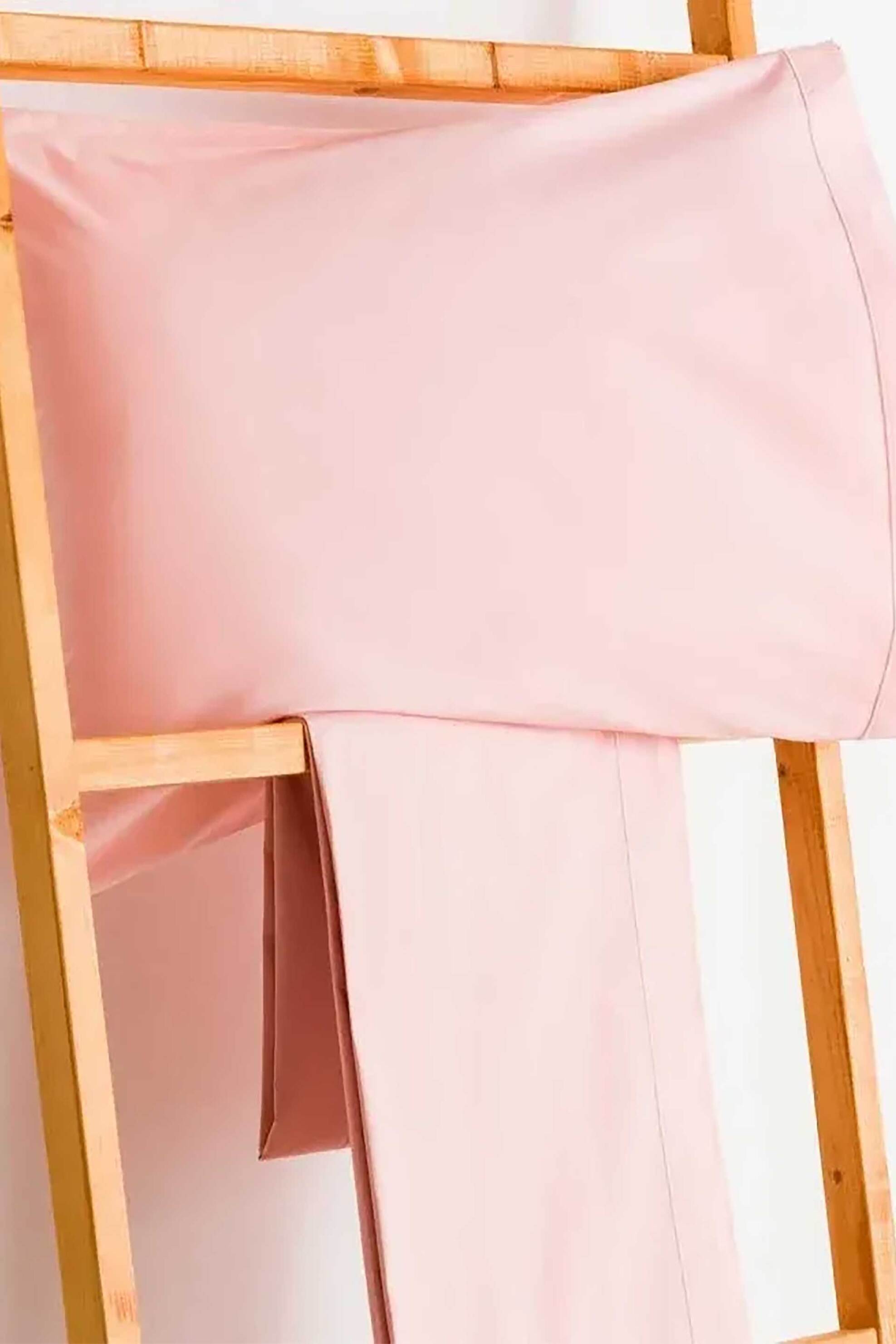 Vesta σεντόνι πλακέ 280 x 280 cm - 000002903 Ροζ Ανοιχτό