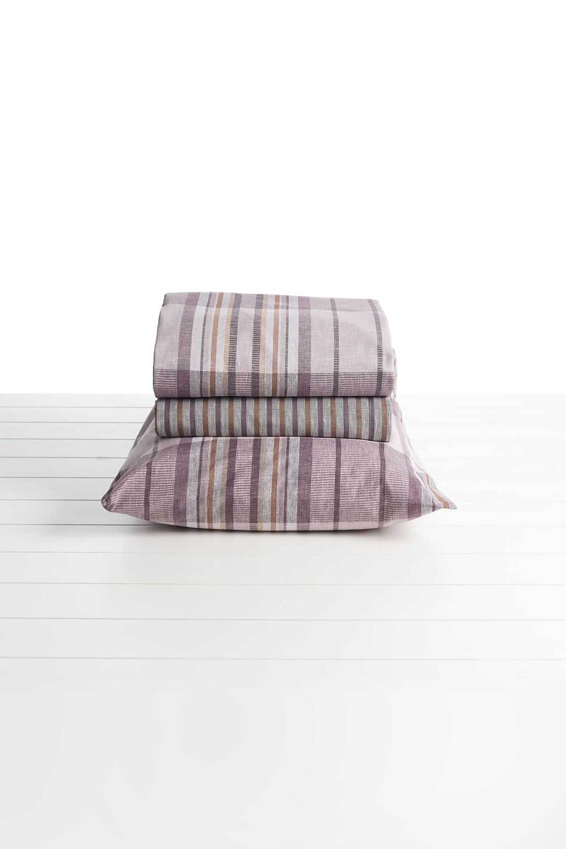 Vesta σετ σεντόνια king size με μαξιλαροθήκες "Bristol-2" (4 τεμάχια) - 000012449 Μοβ