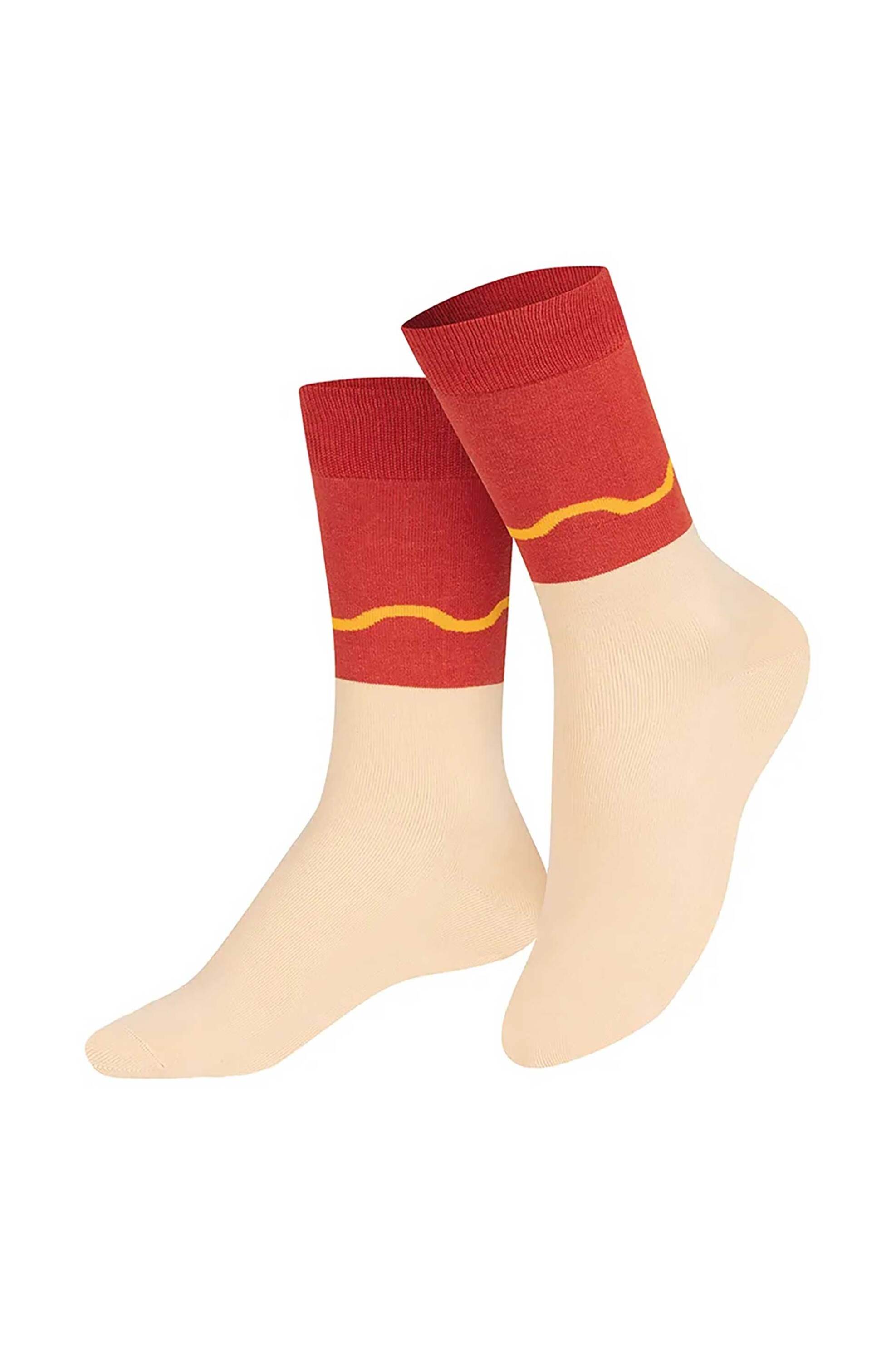 Eat My Socks παιδικές κάλτσες "Hot Dog" - EMSKIDHOT Πολύχρωμο φωτογραφία