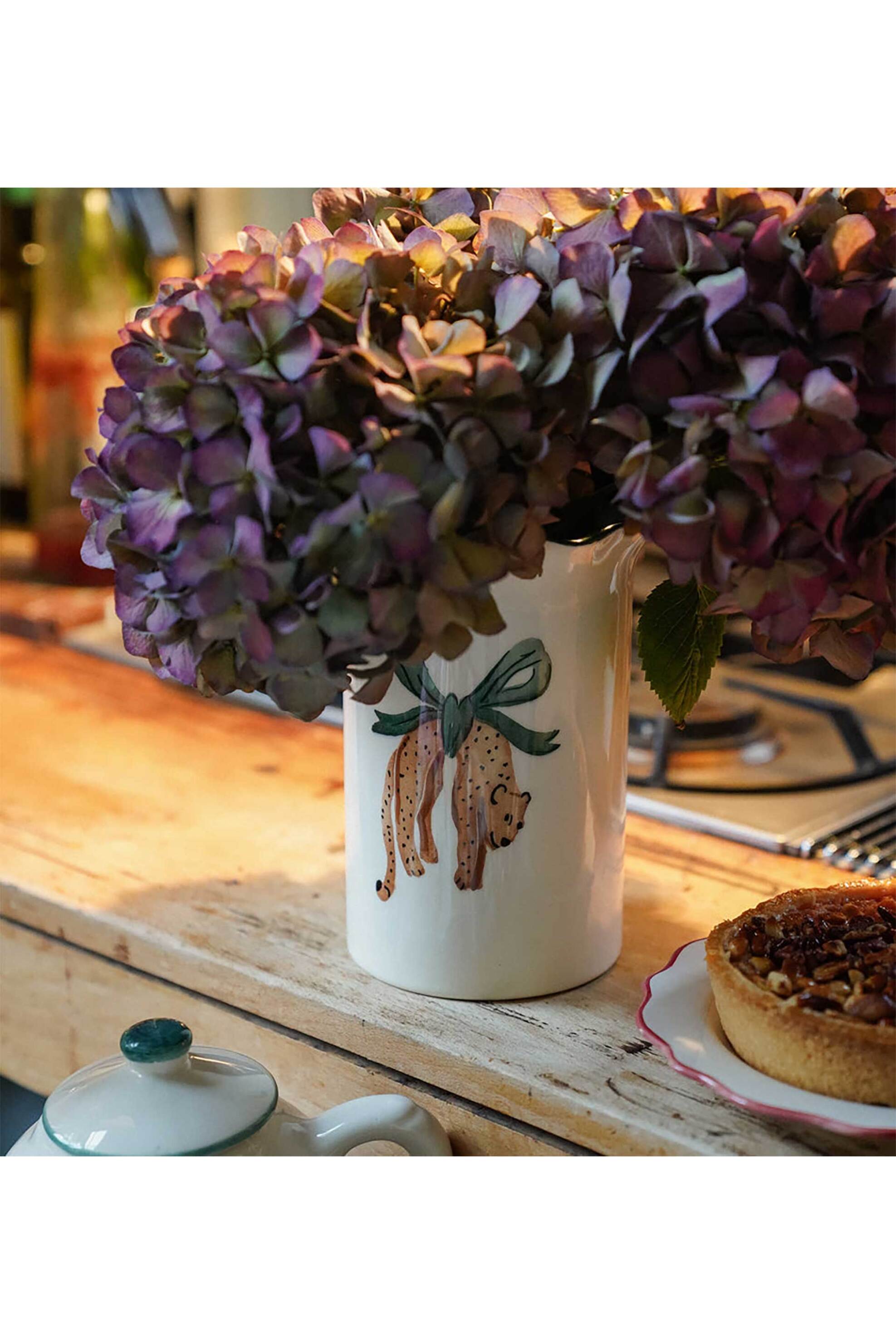 Anna + Nina πήλινο βάζο 20,5 x 14 x 14 cm "Leopard" - 25-2M805002 φωτογραφία