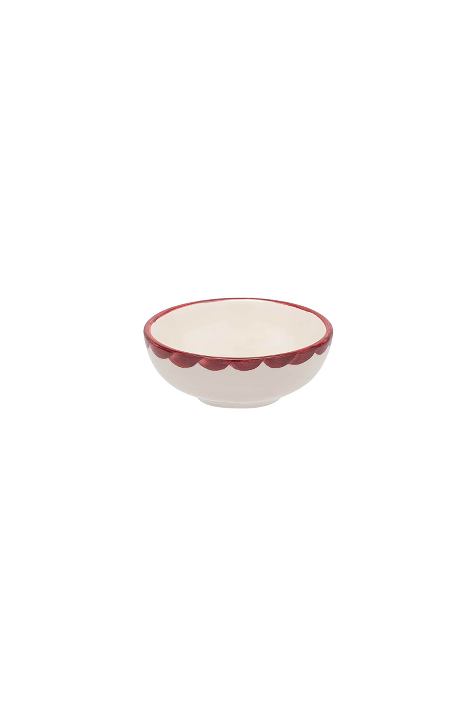 Anna + Nina πήλινο μπολ "Carmine Trim" - 25-2M805006 φωτογραφία
