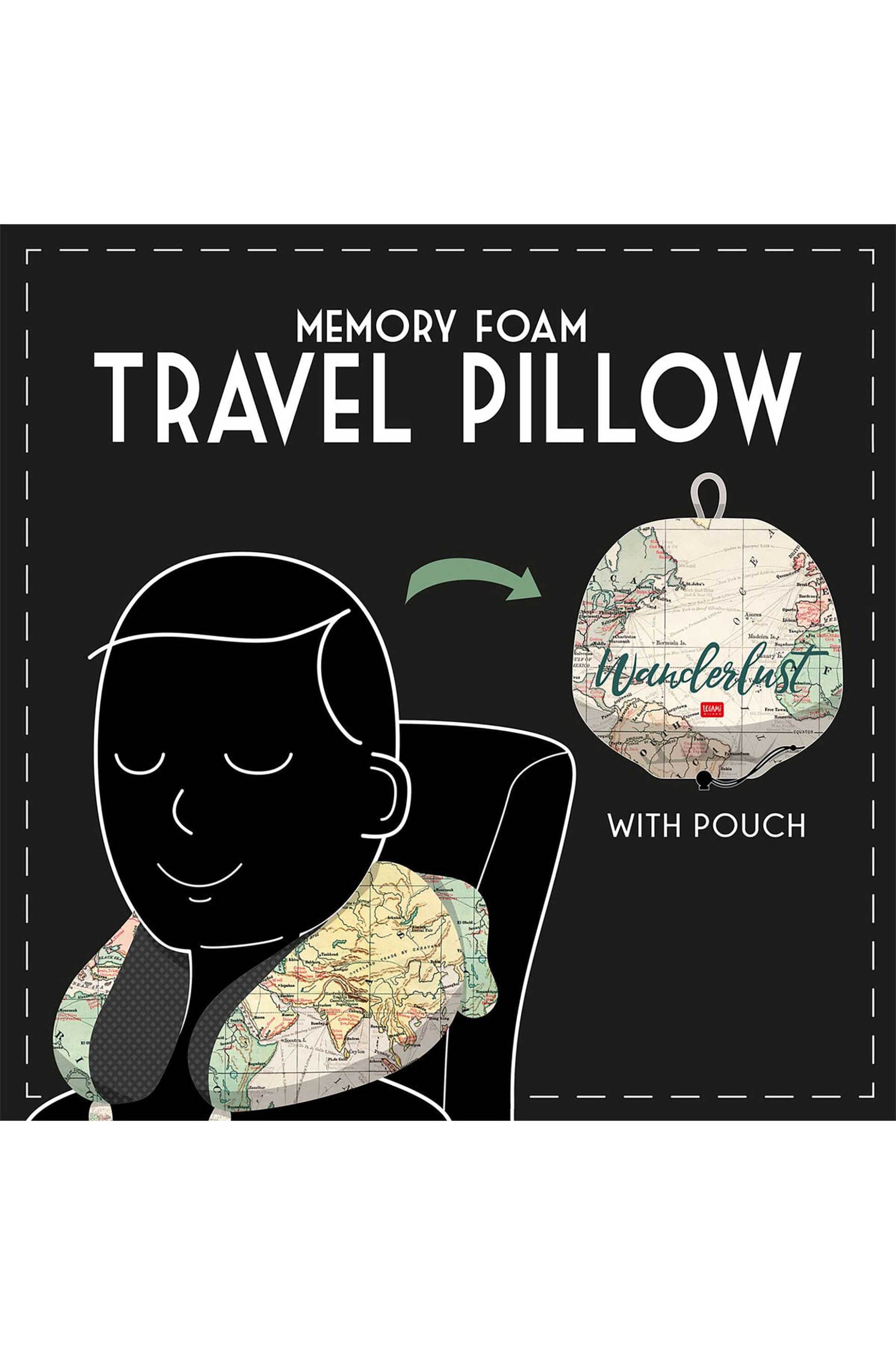 Legami Memory Foam Travel Pillow - 8052694002350
