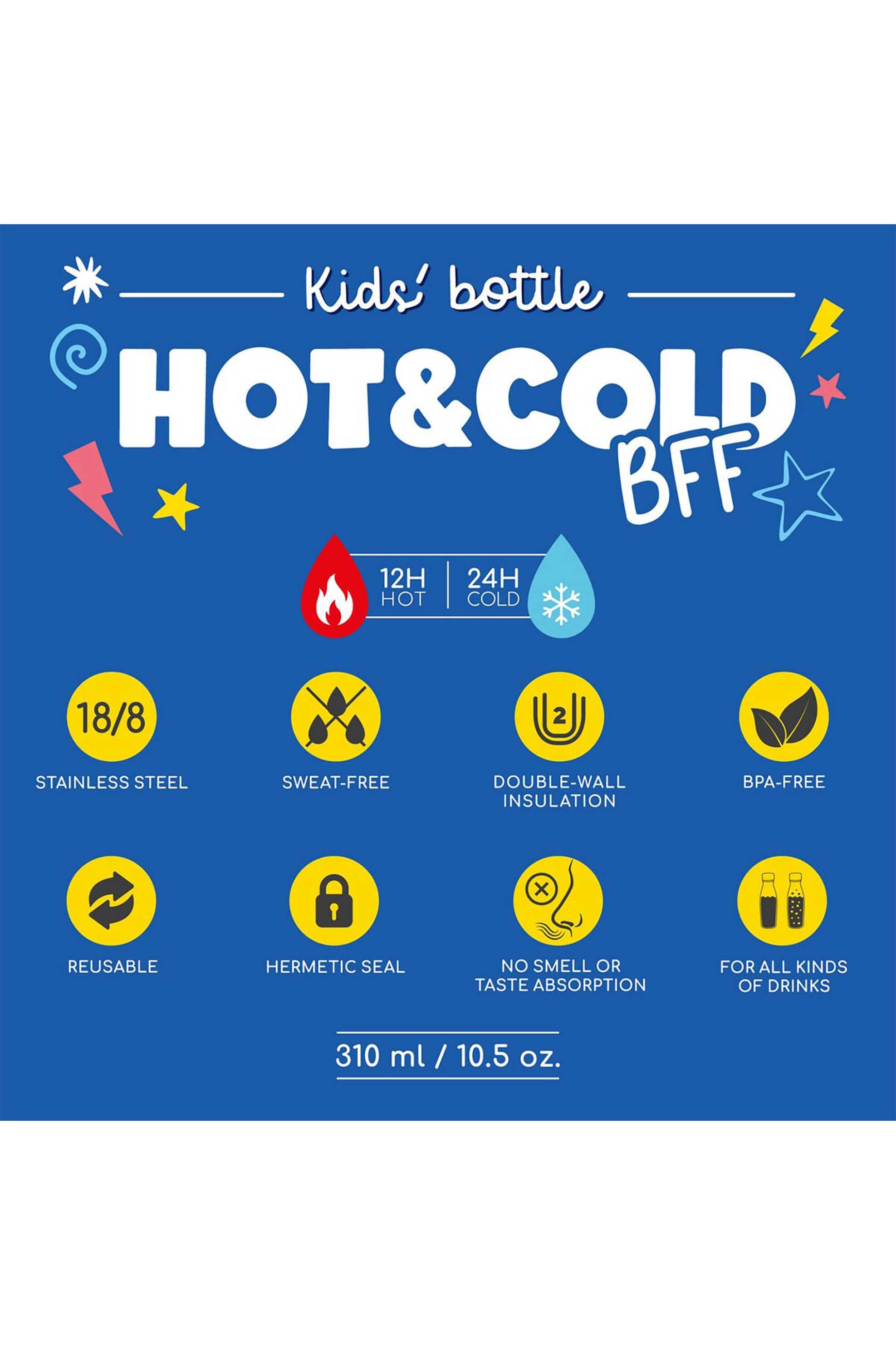 Legami Vacuum Bottle For Kids - Hot Cold Bff Monster 8052694028107