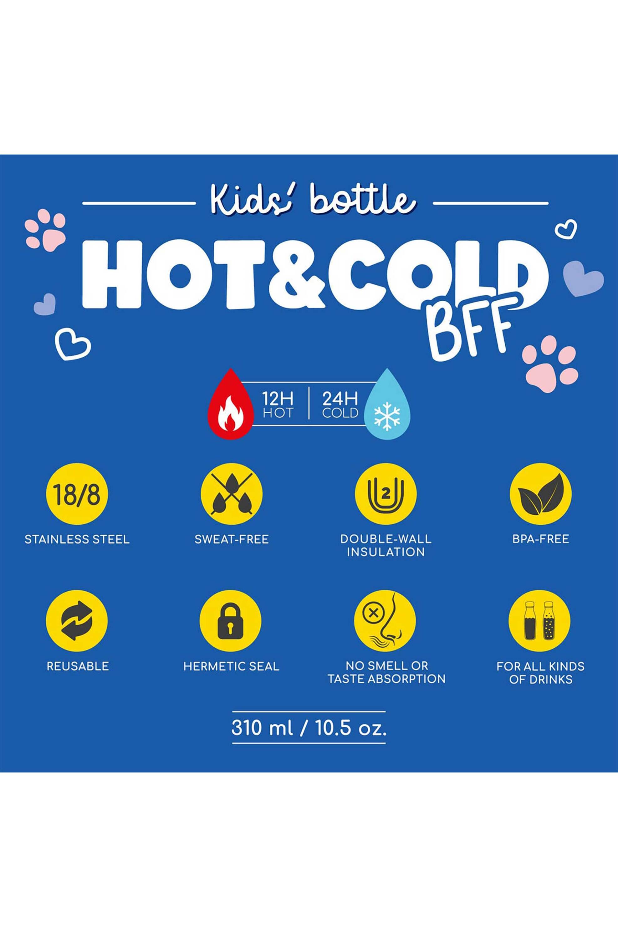 Legami Vacuum Bottle For Kids - Hot Cold Bff Kitty 8052694028114