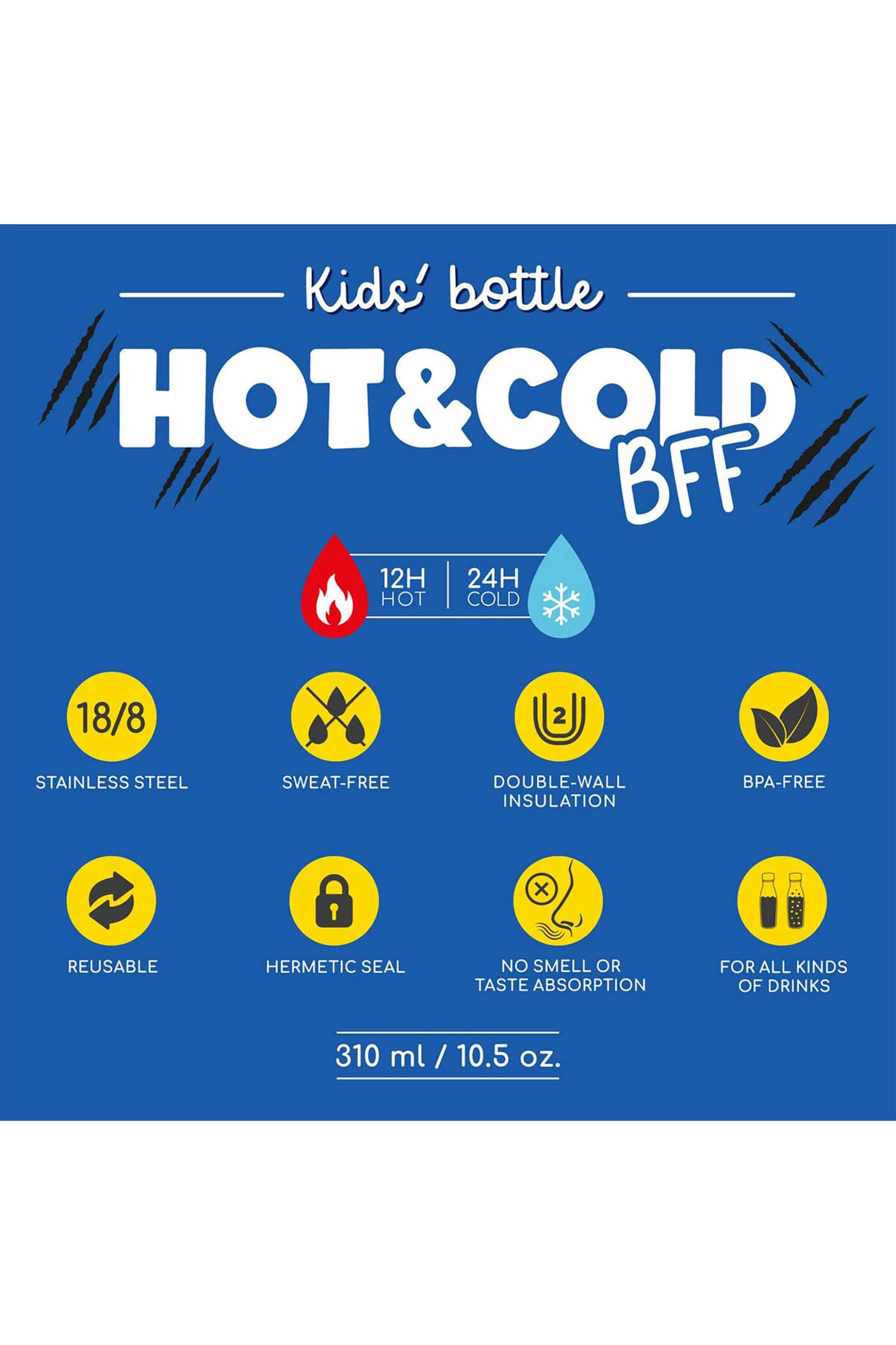 Legami Vacuum Bottle For Kids - Hot Cold Bff Tiger 8052694028121
