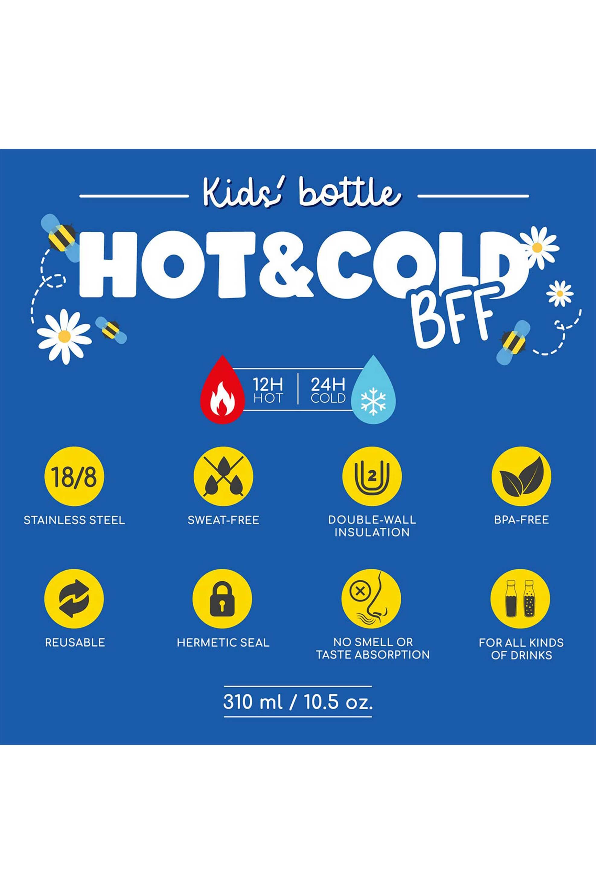 Legami Vacuum Bottle For Kids - Hot Cold Bff Teddy Bear 8052694028145