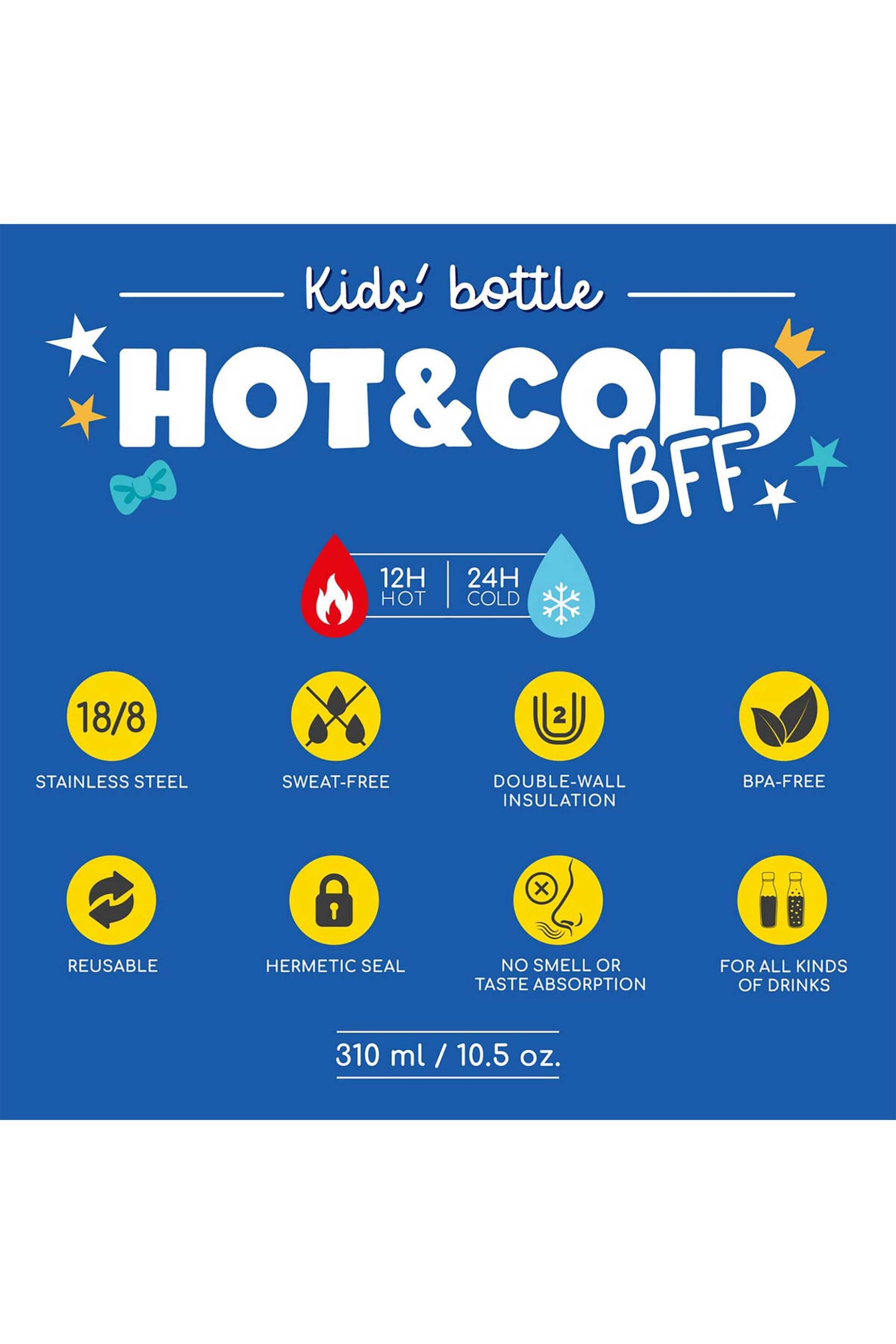 Legami Vacuum Bottle For Kids - Hot Cold Bff Penguin 8052694028152