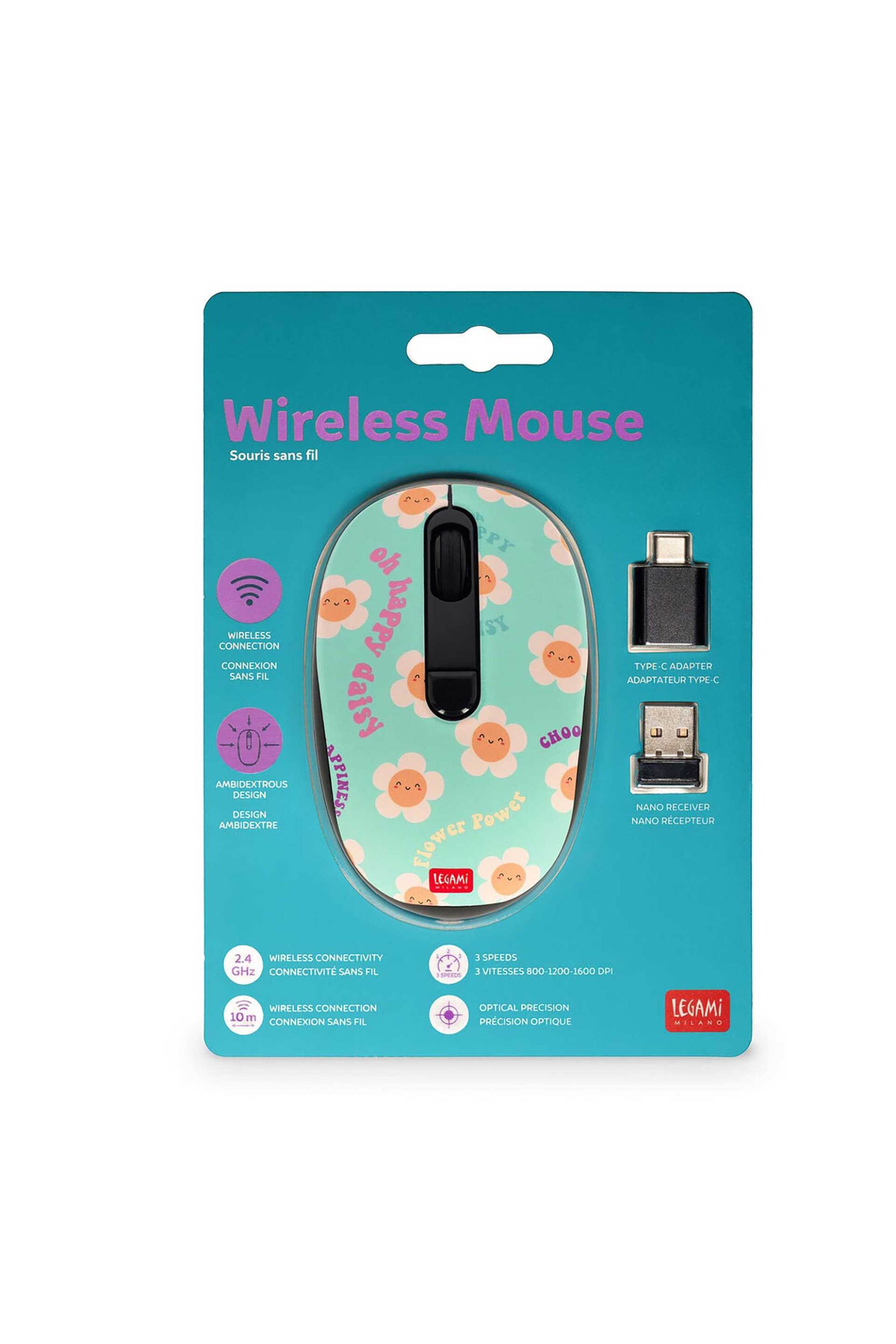 Legami Wireless Mouse - Daisy 8052694035402