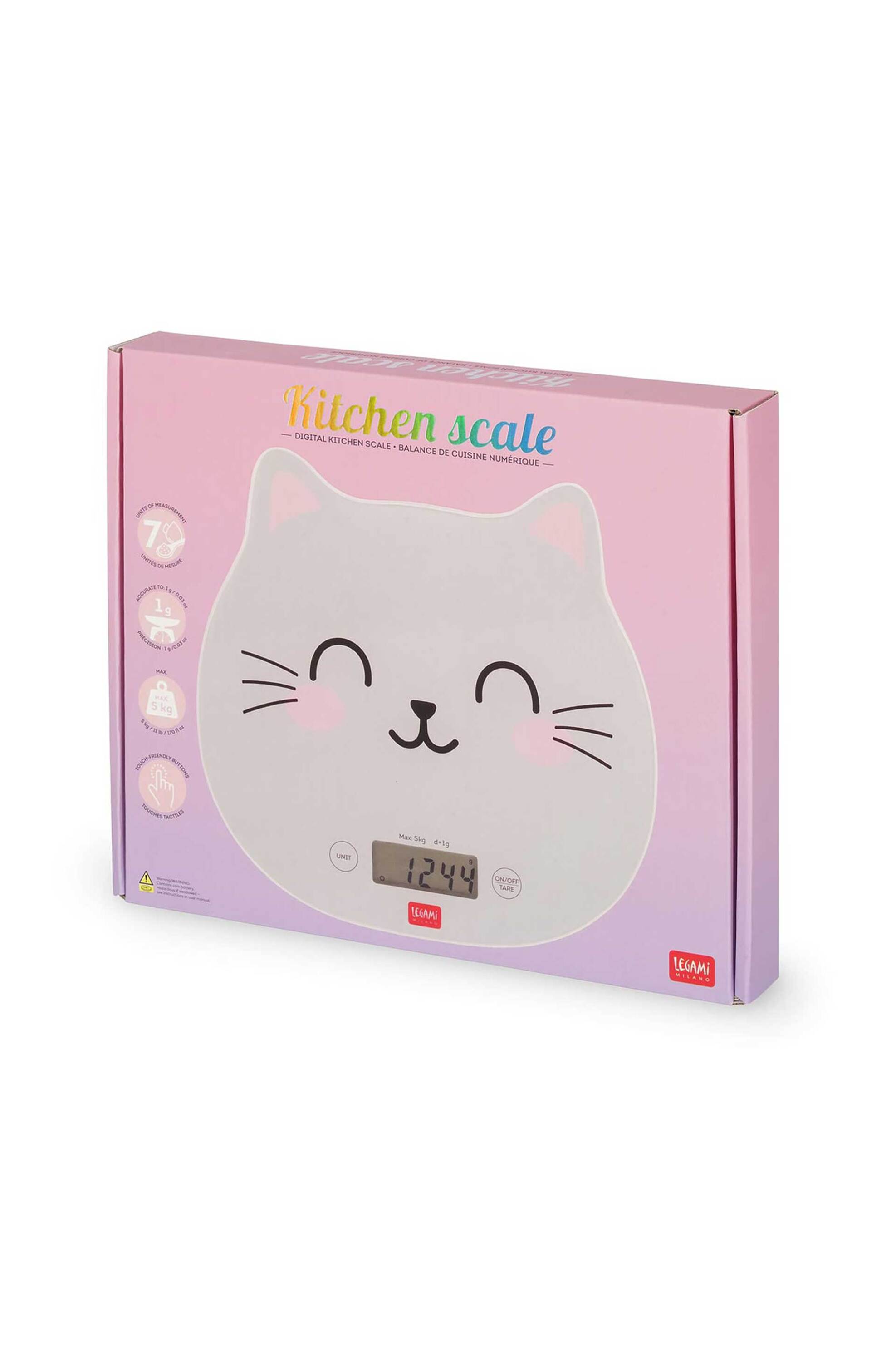 Legami Digital Kitchen Scale - Kitty 8052694037949