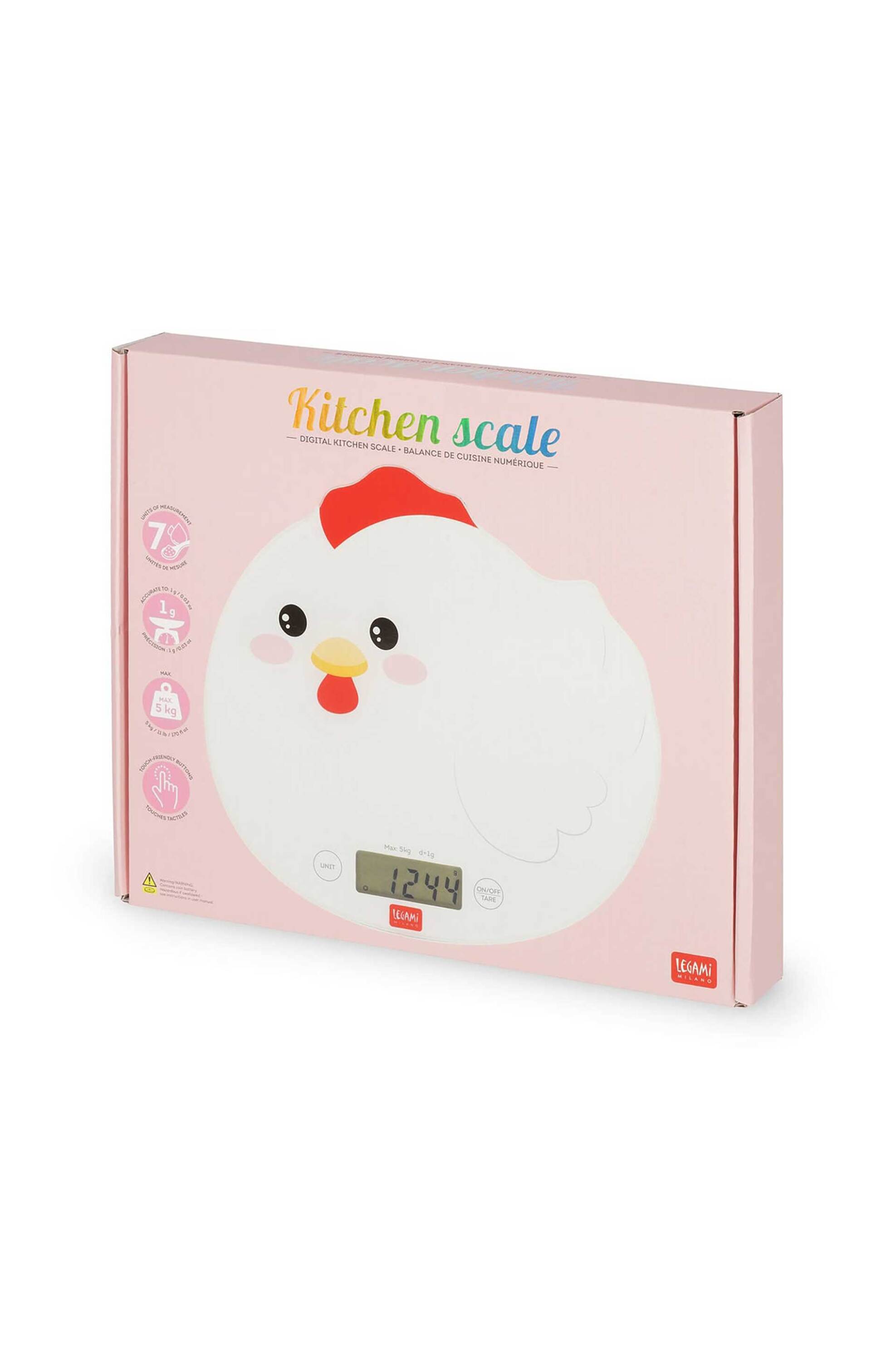 Legami Digital Kitchen Scale - Hen 8052694037956
