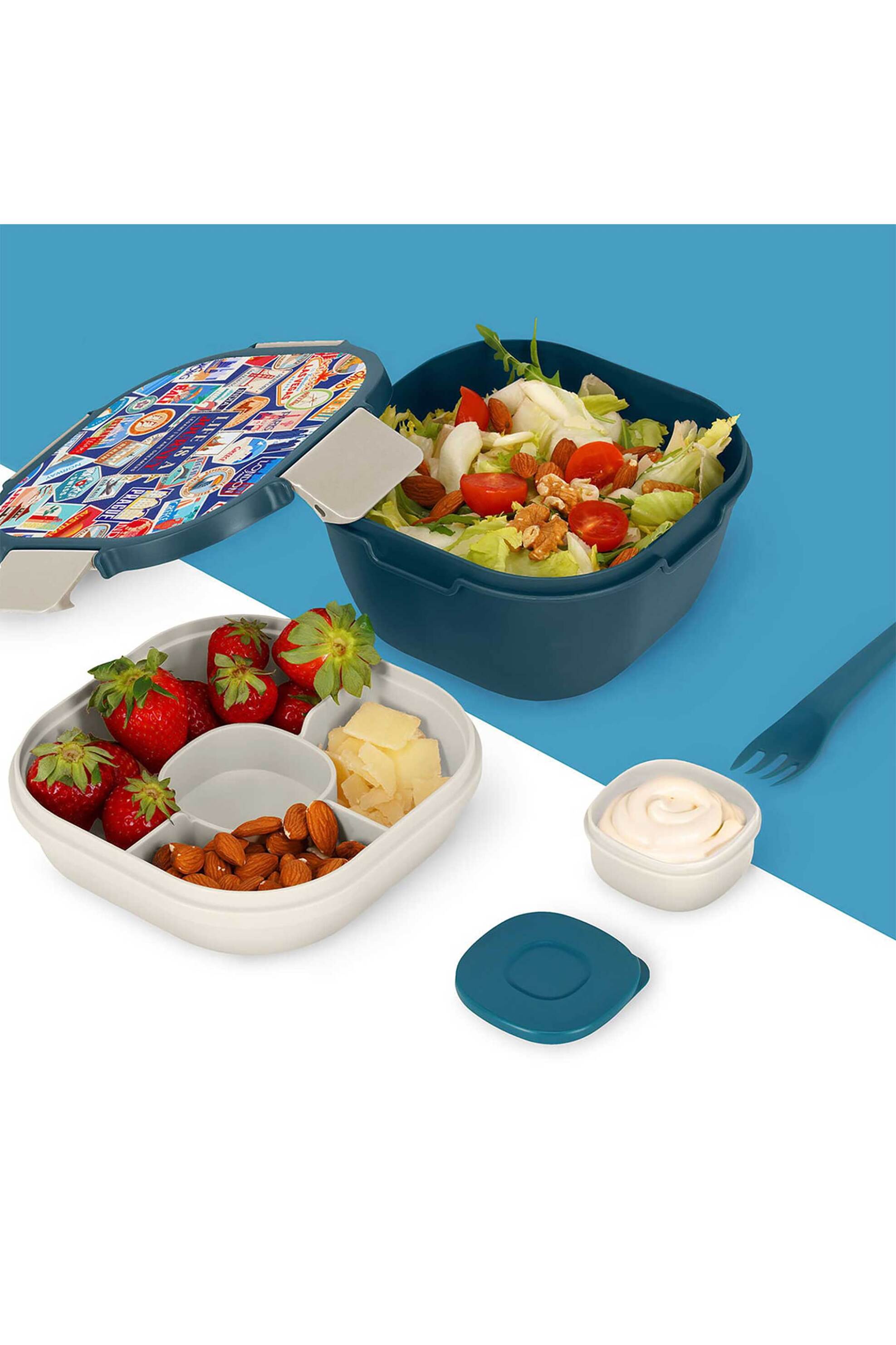 Legami Lunch Box - Travel Stickers 1700 ML 8052694039820