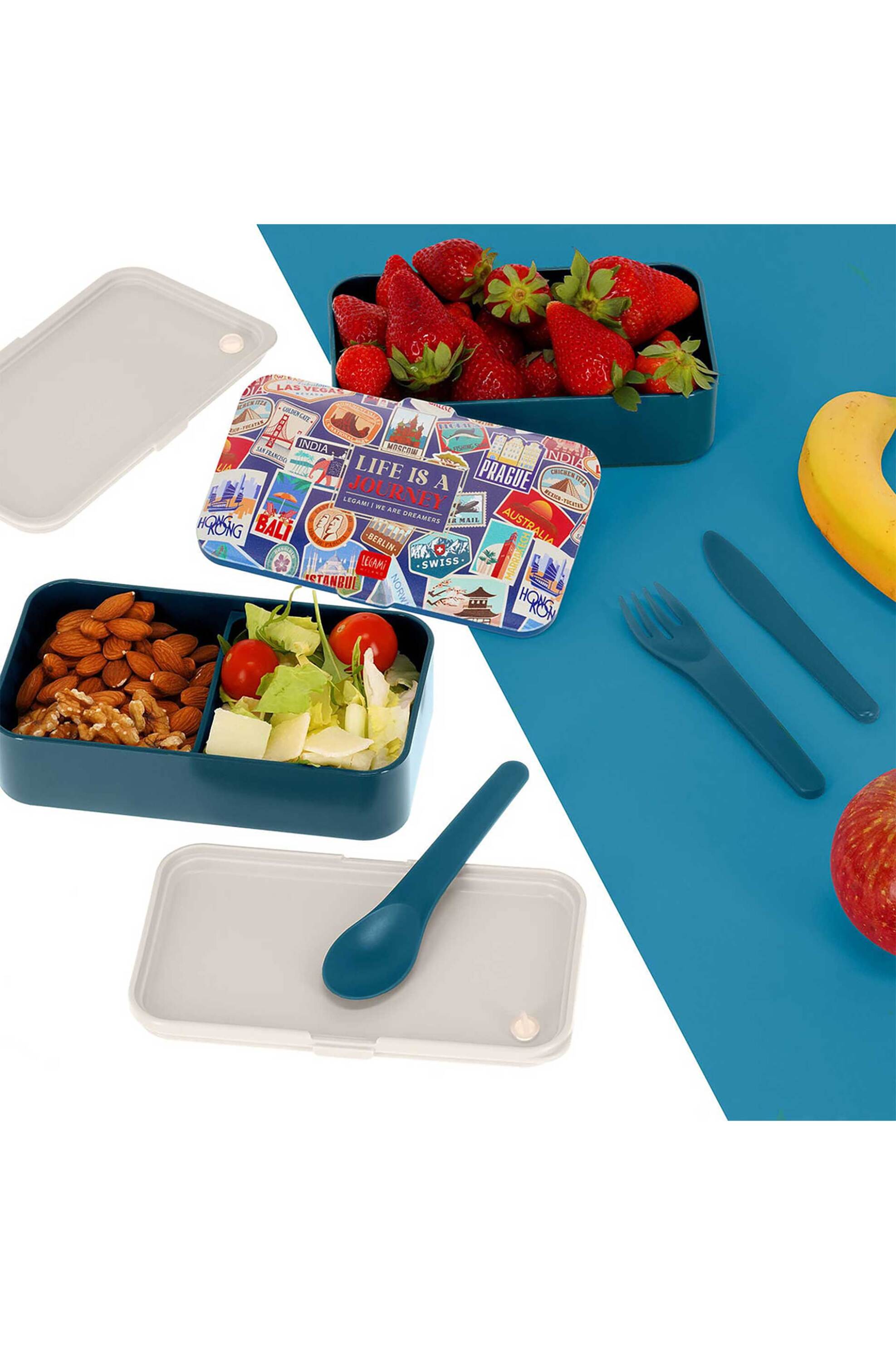 Legami Lunch Box - Travel Strickers 1200 ML 8052694039844