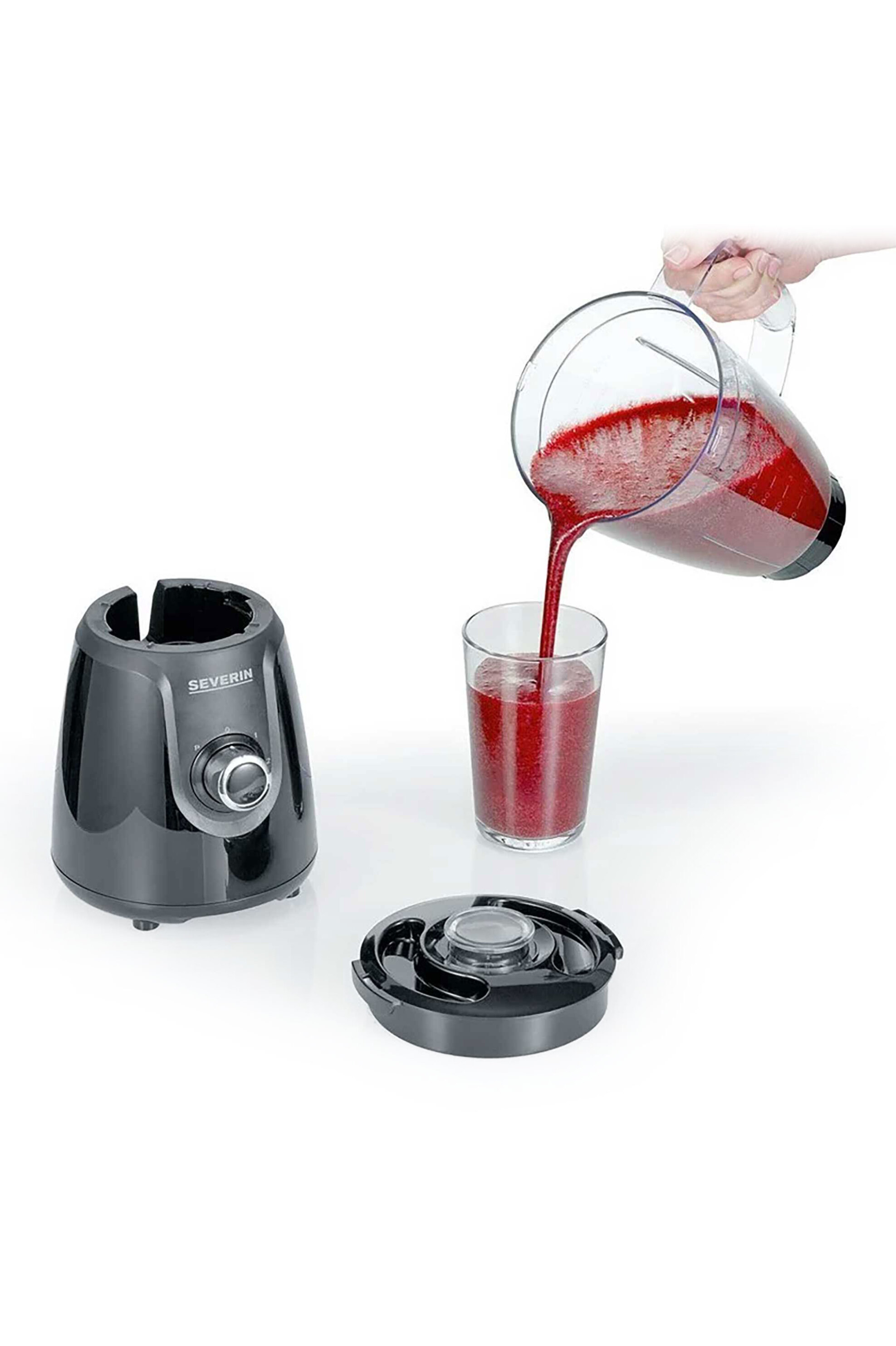 Severin μπλέντερ μαύρο 1500 ml - 600W - 3707 φωτογραφία