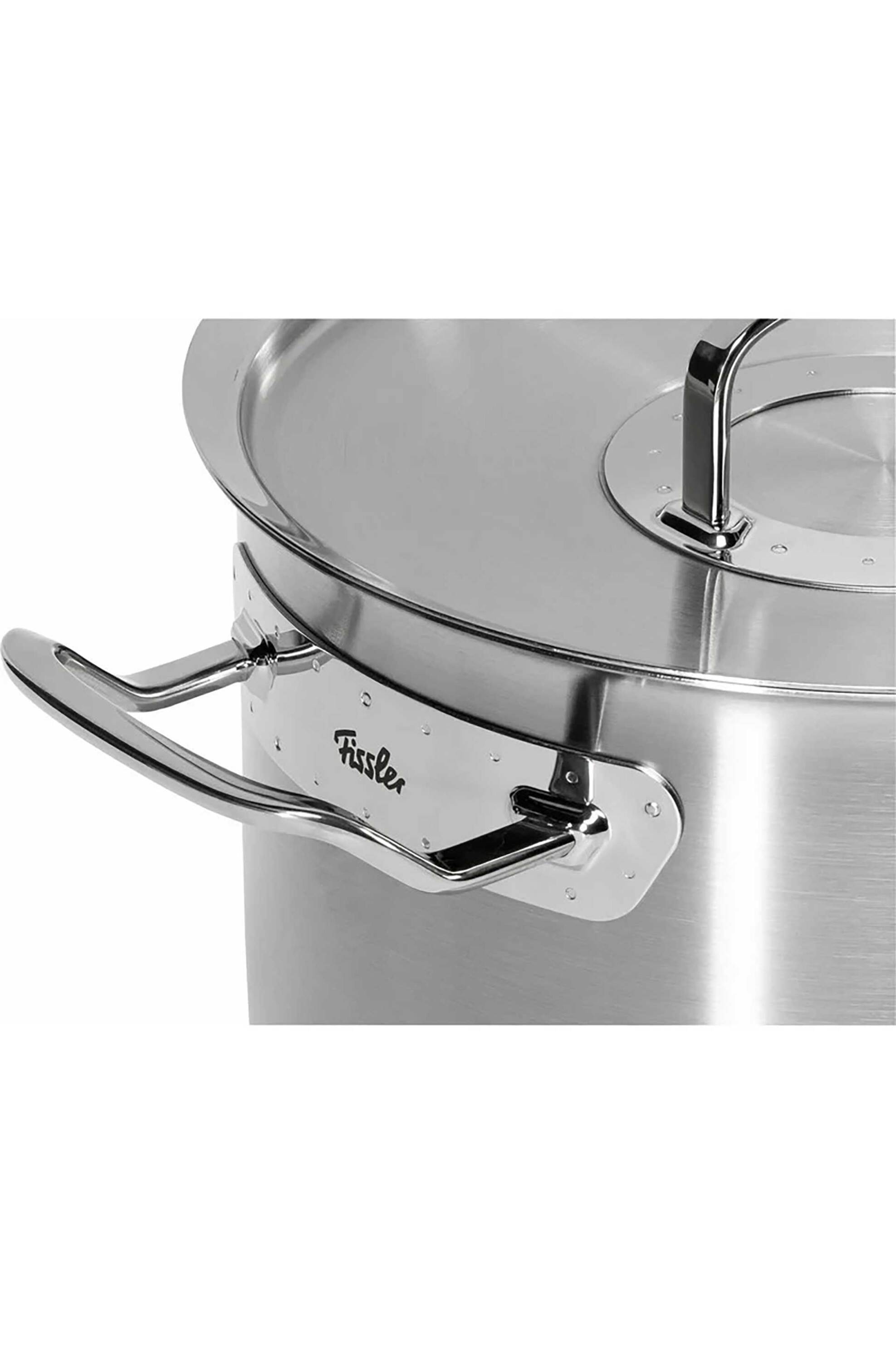 Fissler ανοξείδωτο πλακερό με πομπέ καπάκι "Original Profi" 28 cm - 4,8 Lt - 084-588-28-000/0 φωτογραφία