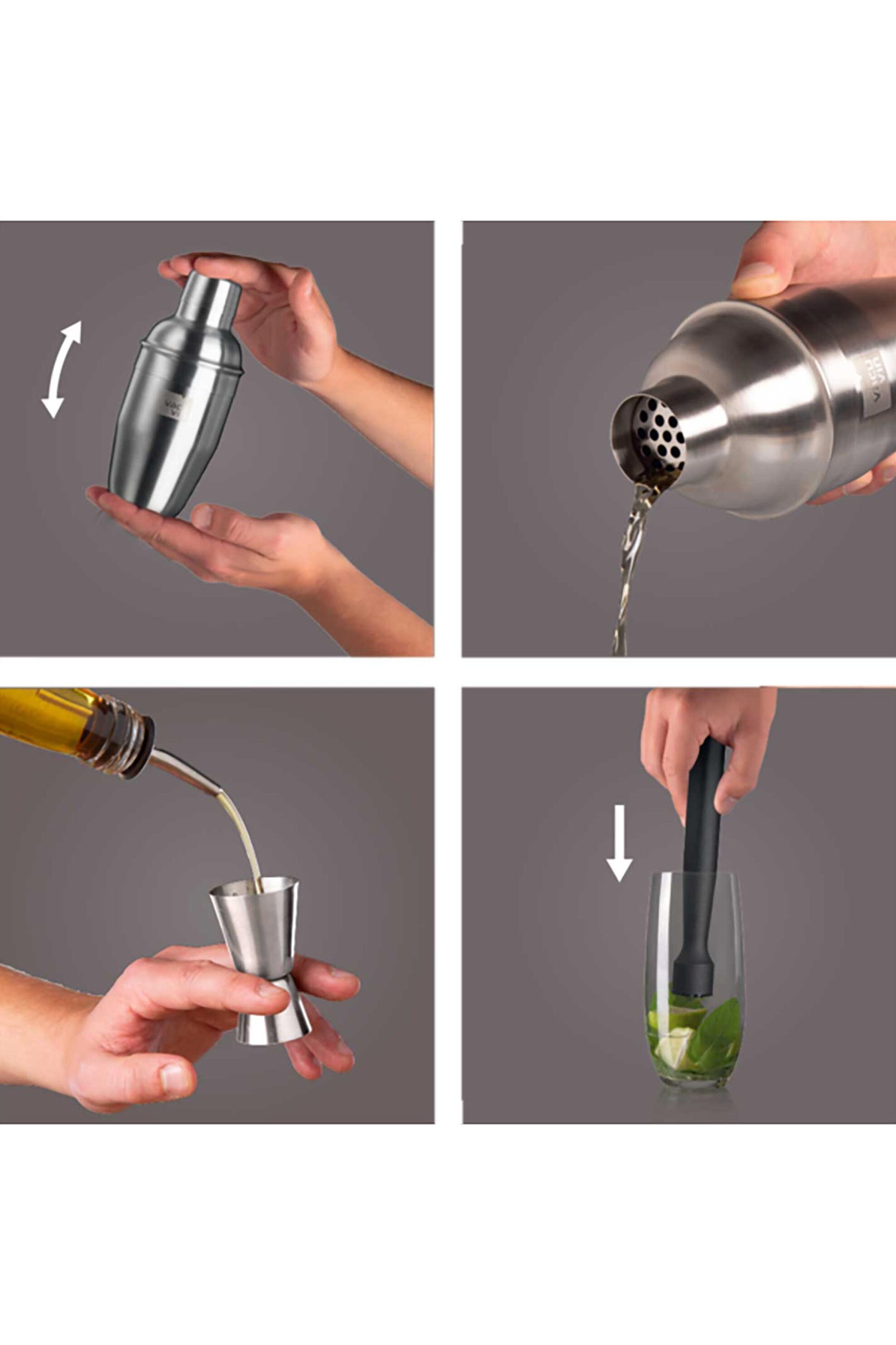 Vacu Vin ανοξείδωτο σετ κοκτέιλ (3 τεμάχια) - 7889362 φωτογραφία