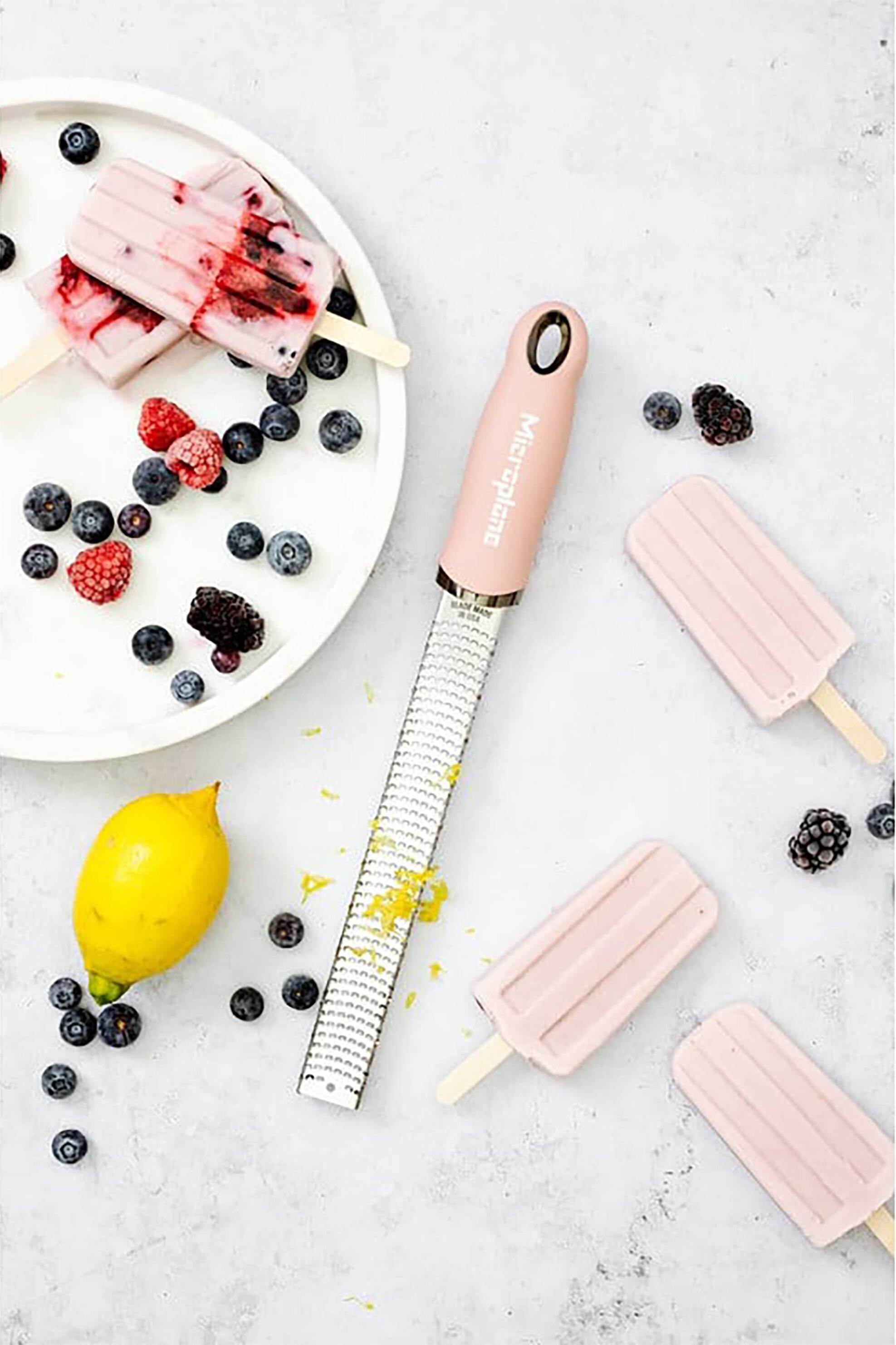 Microplane ανοξείδωτος τρίφτης ξύσματος "Premium Zester" 32,5 cm dusty rose - 46923E φωτογραφία