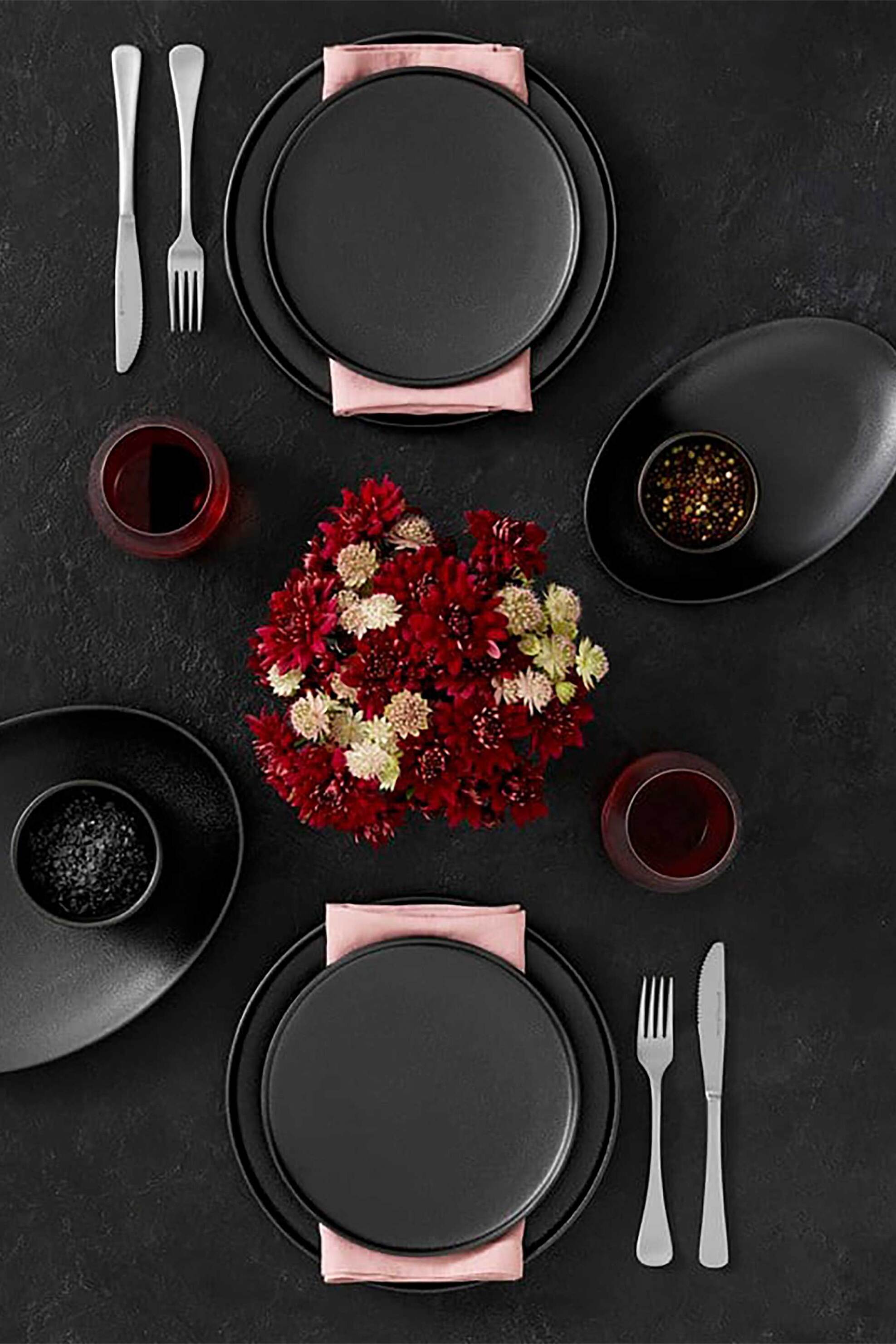 Maxwell & Williams πορσελάνινο φλυτζάνι & πιατάκι "Caviar" 250 ml μαύρο - AX0355 φωτογραφία