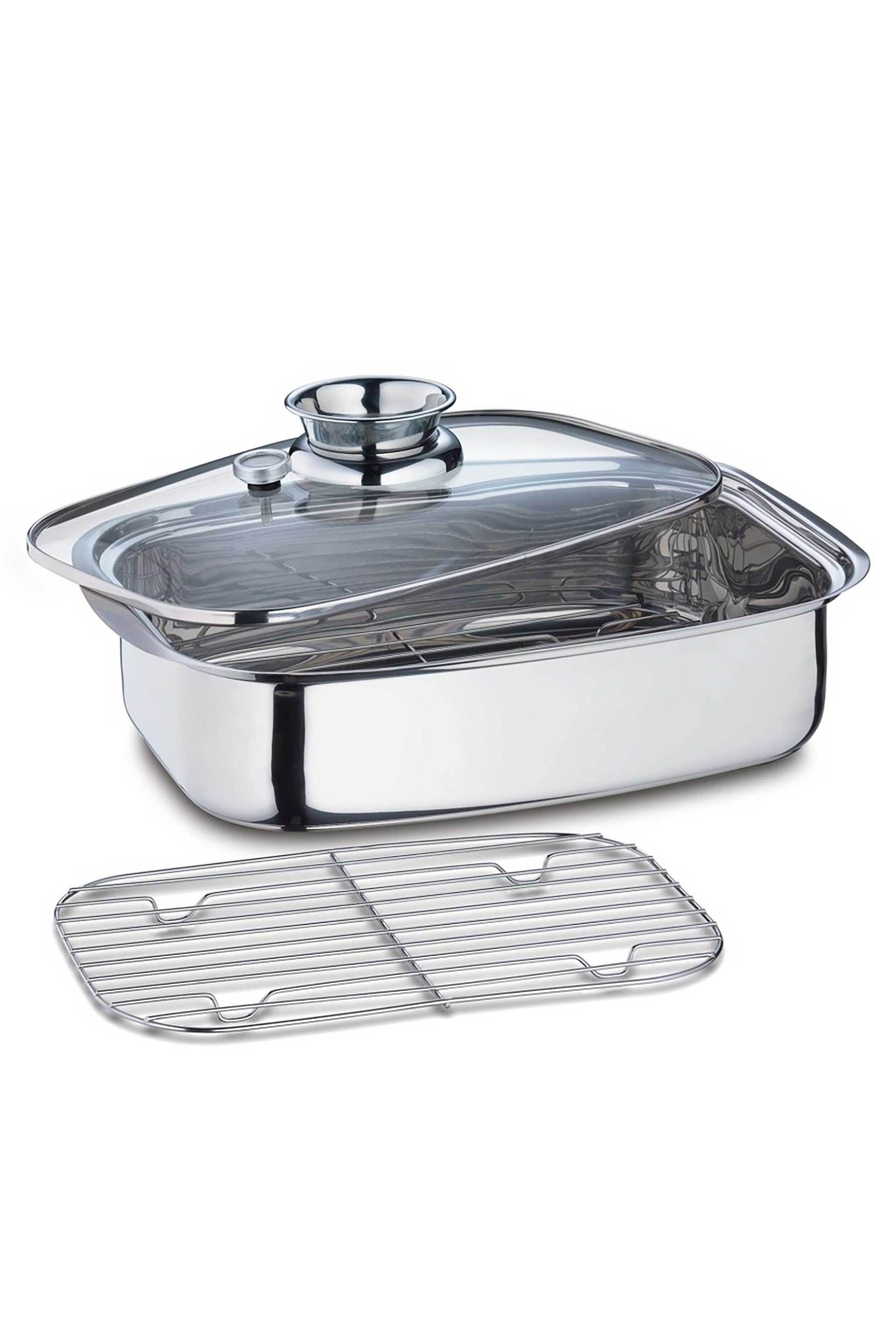 Küchenprofi Γάστρα με Γυάλινο Καπάκι Aroma&Apos 42 X 27 16 CM – 6Lt - 2386102836