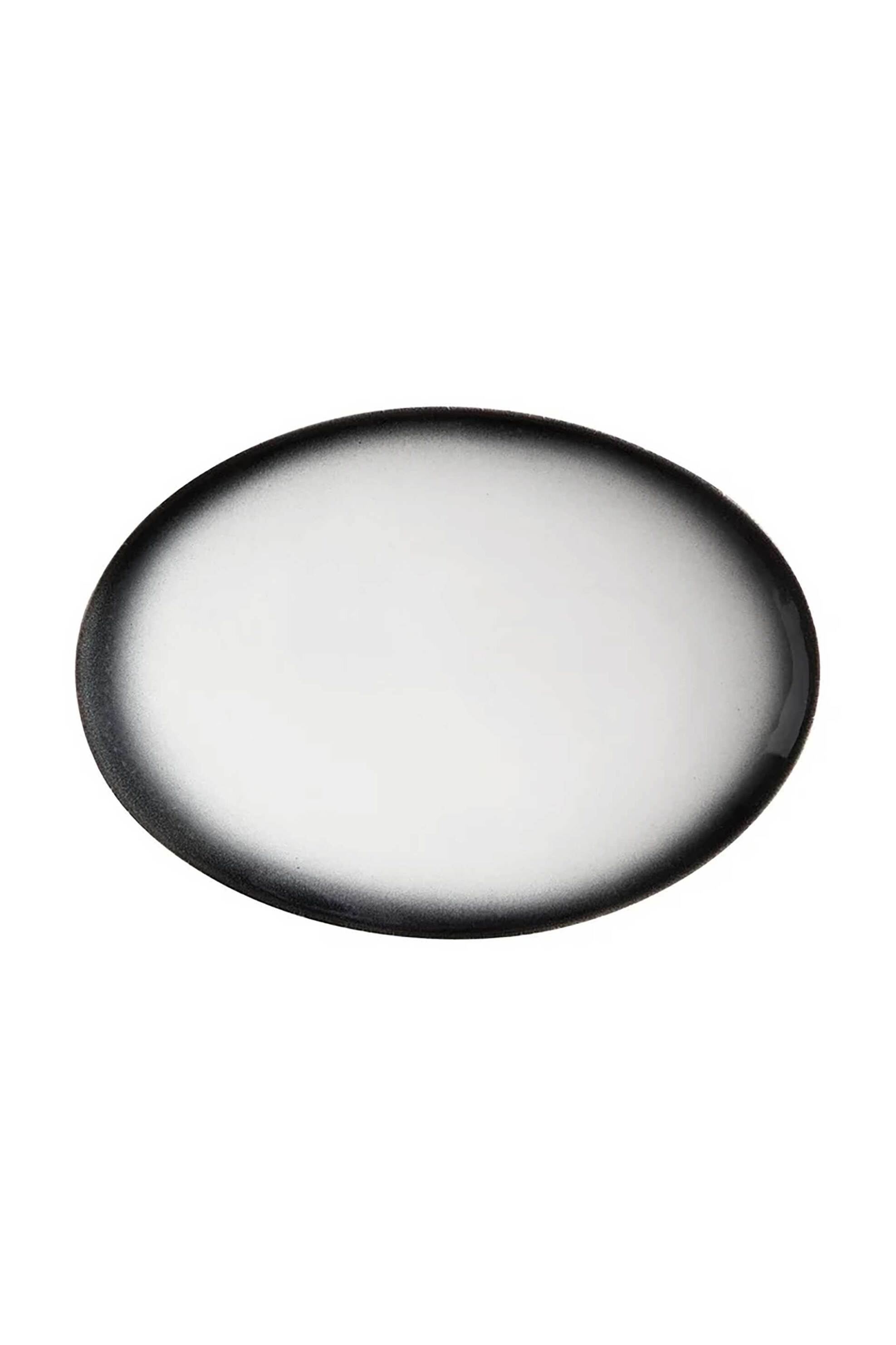 MAXWELL & WILLIAMS Maxwell & Williams πιατέλα πορσελάνης οβάλ "Granite Caviar" 30 x 22 cm - AX0260