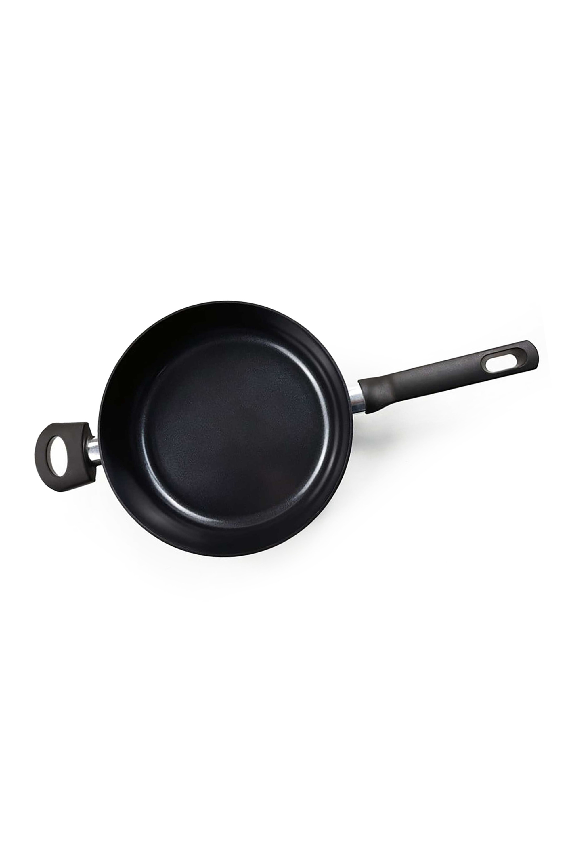 Cook-Shop τηγάνι βαθύ με γυάλινο καπάκι και κεραμική αντικολλητική επίστρωση "Venice" 28 cm μαύρο - 2536694 φωτογραφία