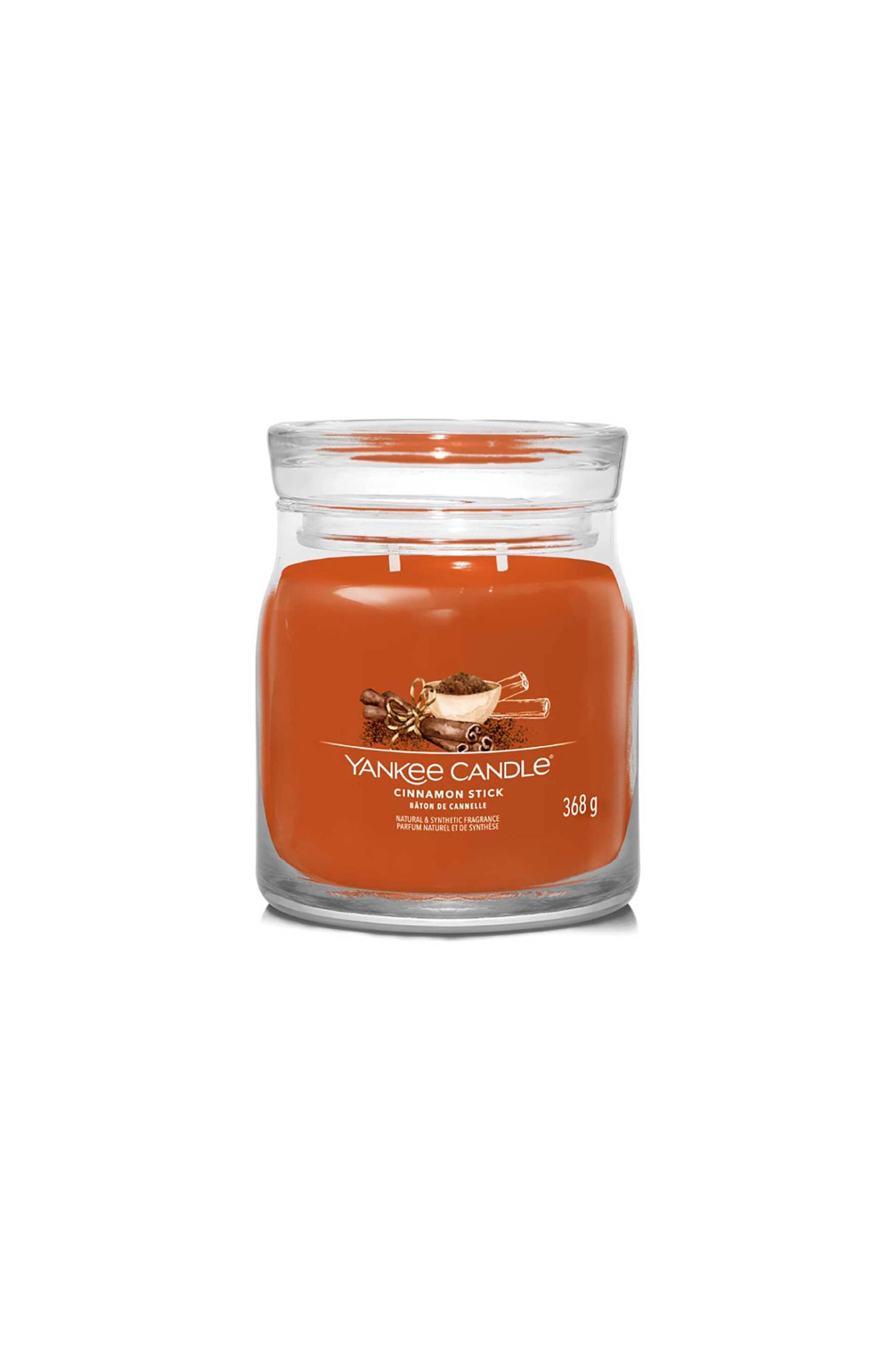 YANKEE CANDLE Yankee Candle αρωματικό κερί σε γυάλινο δοχείο medium "Signature Cinnamon Stick" - 1701383E