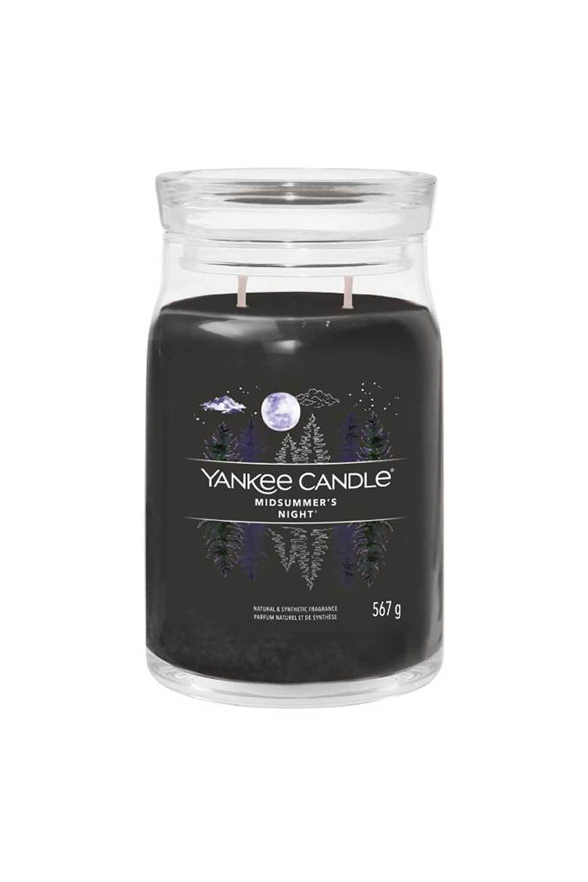 Yankee Candle αρωματικό κερί σε γυάλινο δοχείο large "Signature Midsummer's night" - 1629968E