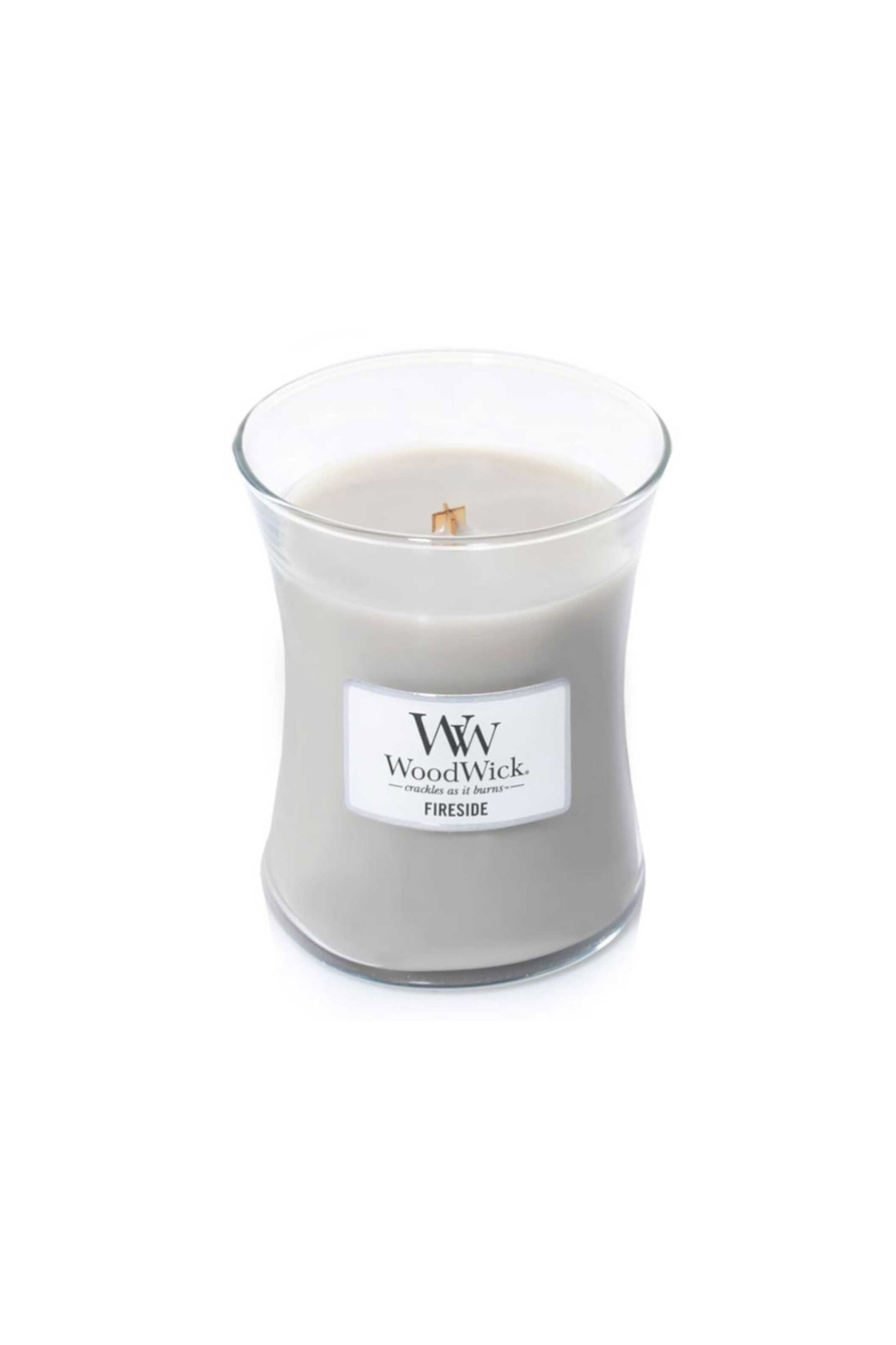 WoodWick αρωματικό κερί σε γυάλινο δοχείο medium "Fireside" - 92106E φωτογραφία