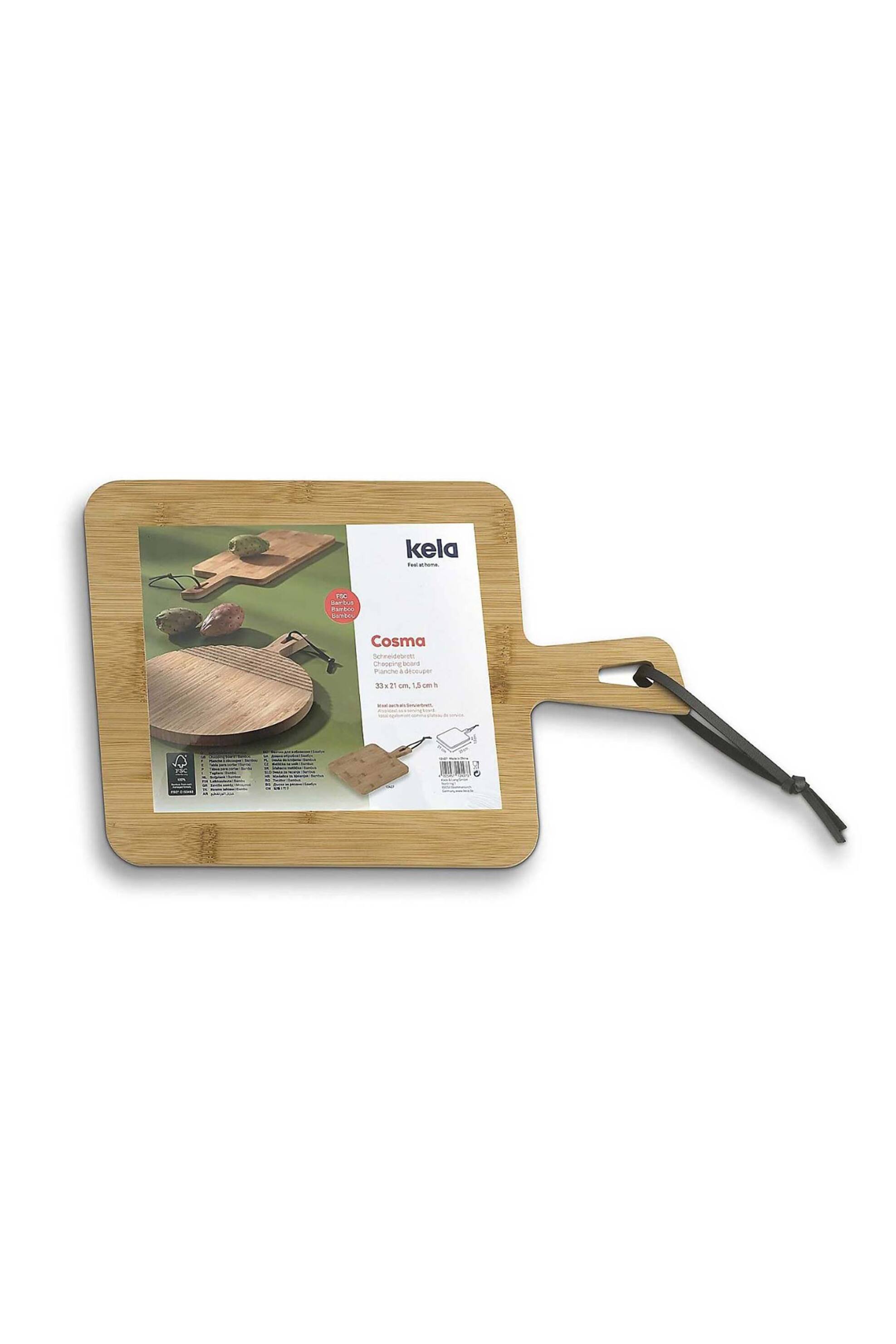 KELA Kela ξύλινος δίσκος κοπής bamboo 21 x 33 x 1,5 cm - 12427
