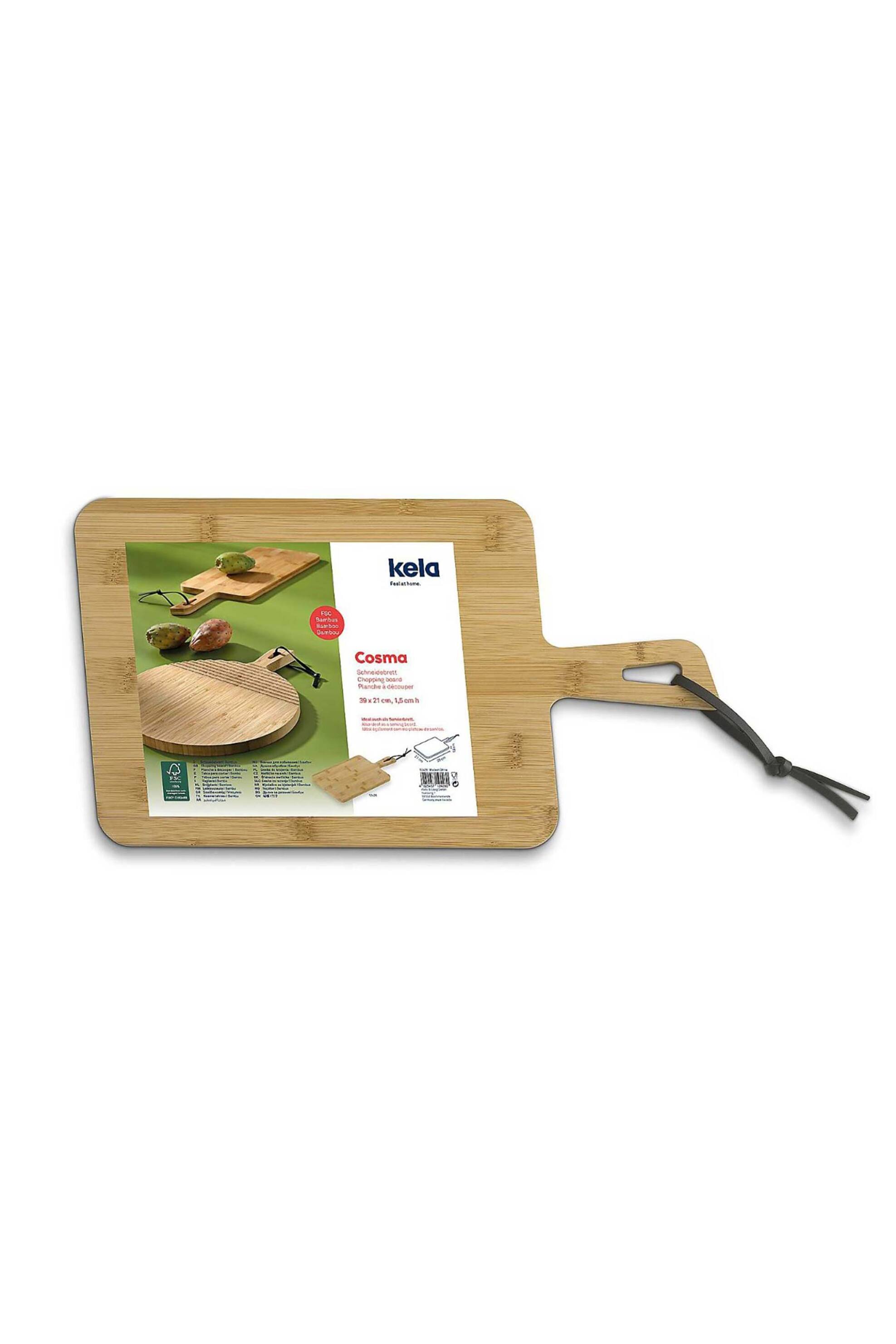 KELA Kela ξύλινος δίσκος κοπής bamboo 21 x 39 x 1,5 cm - 12428