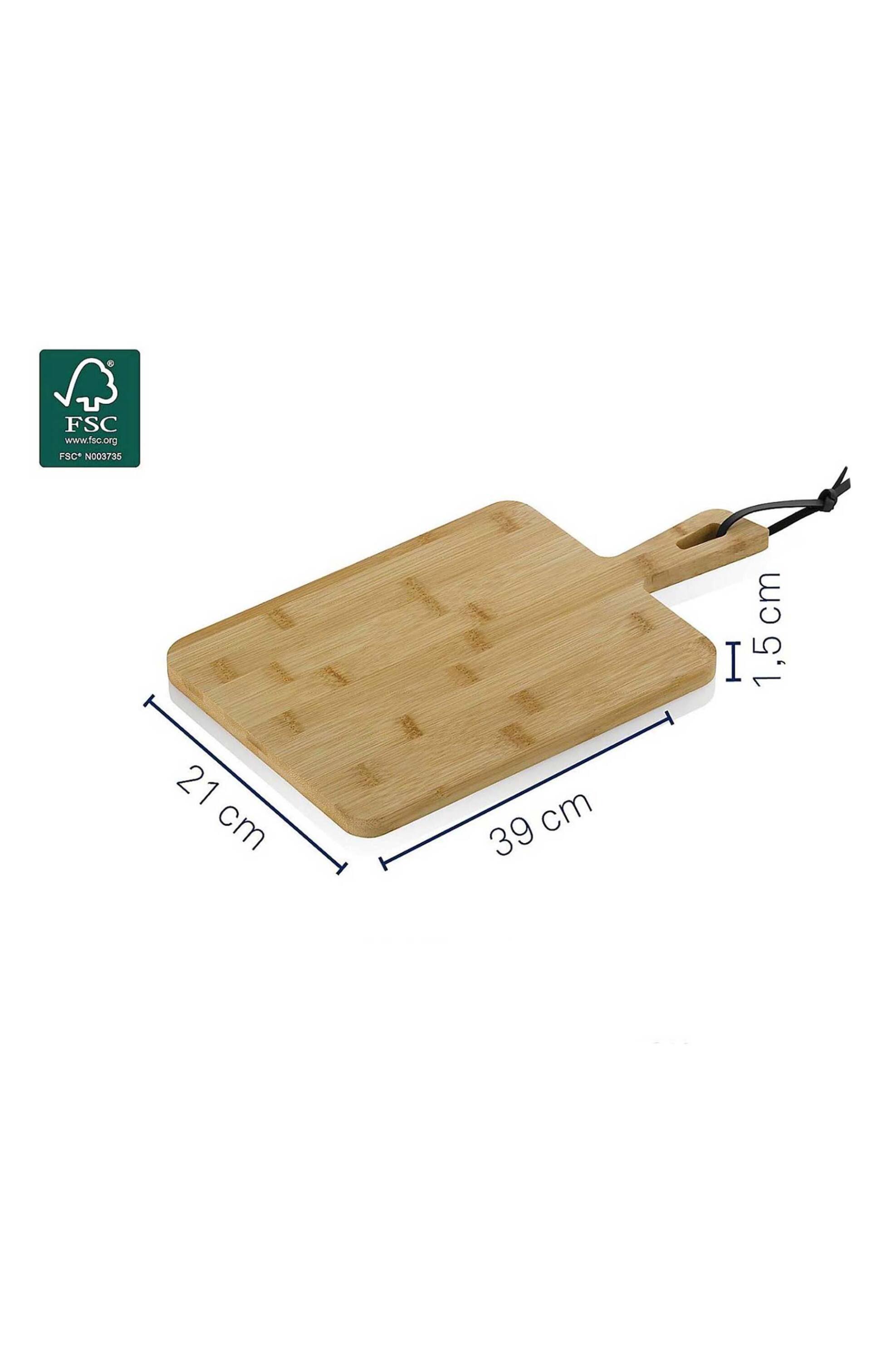 Kela ξύλινος δίσκος κοπής bamboo 21 x 39 x 1,5 cm - 12428 φωτογραφία