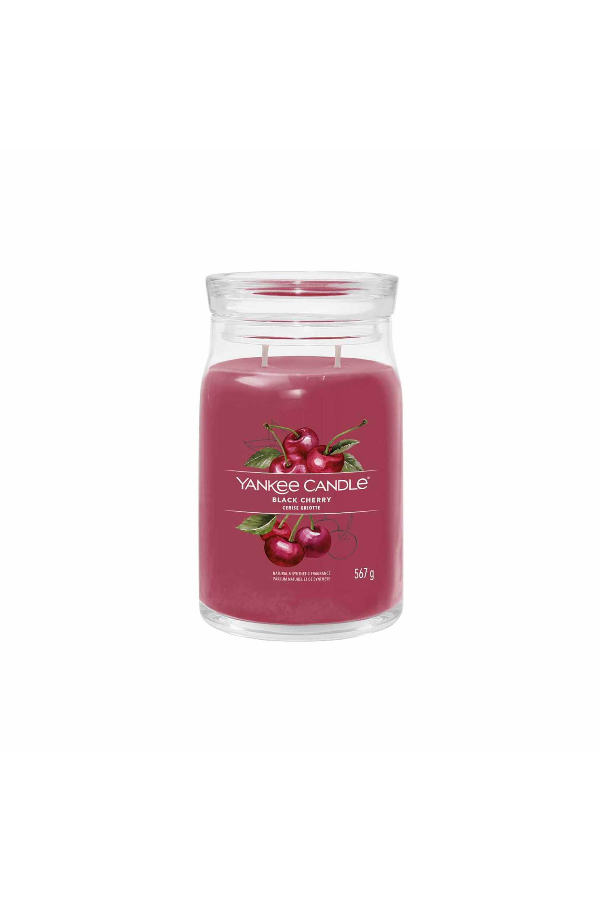 YANKEE CANDLE Yankee Candle αρωματικό κερί σε γυάλινο δοχείο large "Black Cherry" - 1701380E