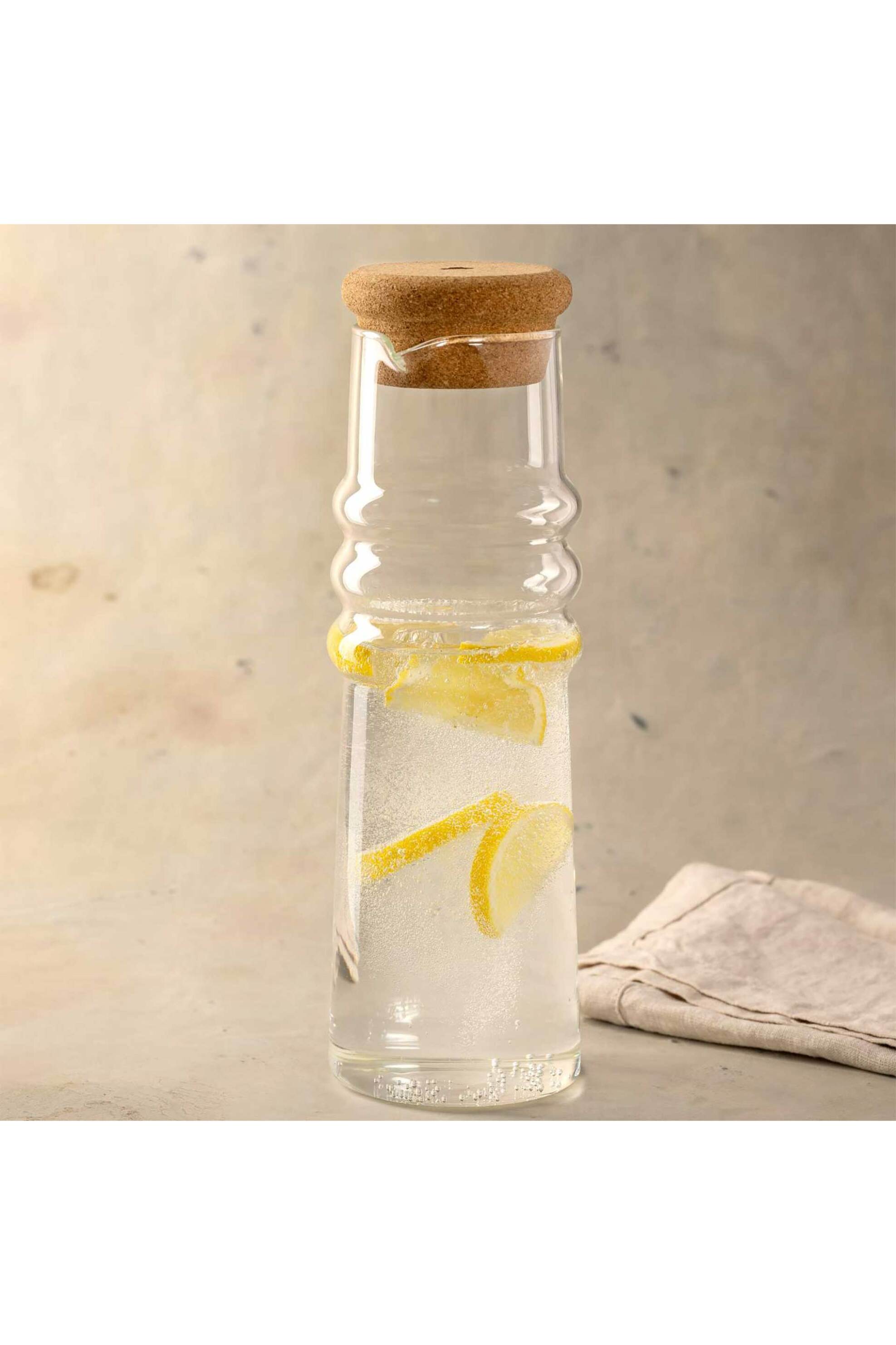 Leonardo Γυάλινη Κανάτα με Καπάκι 900 ML Sole - 057171L