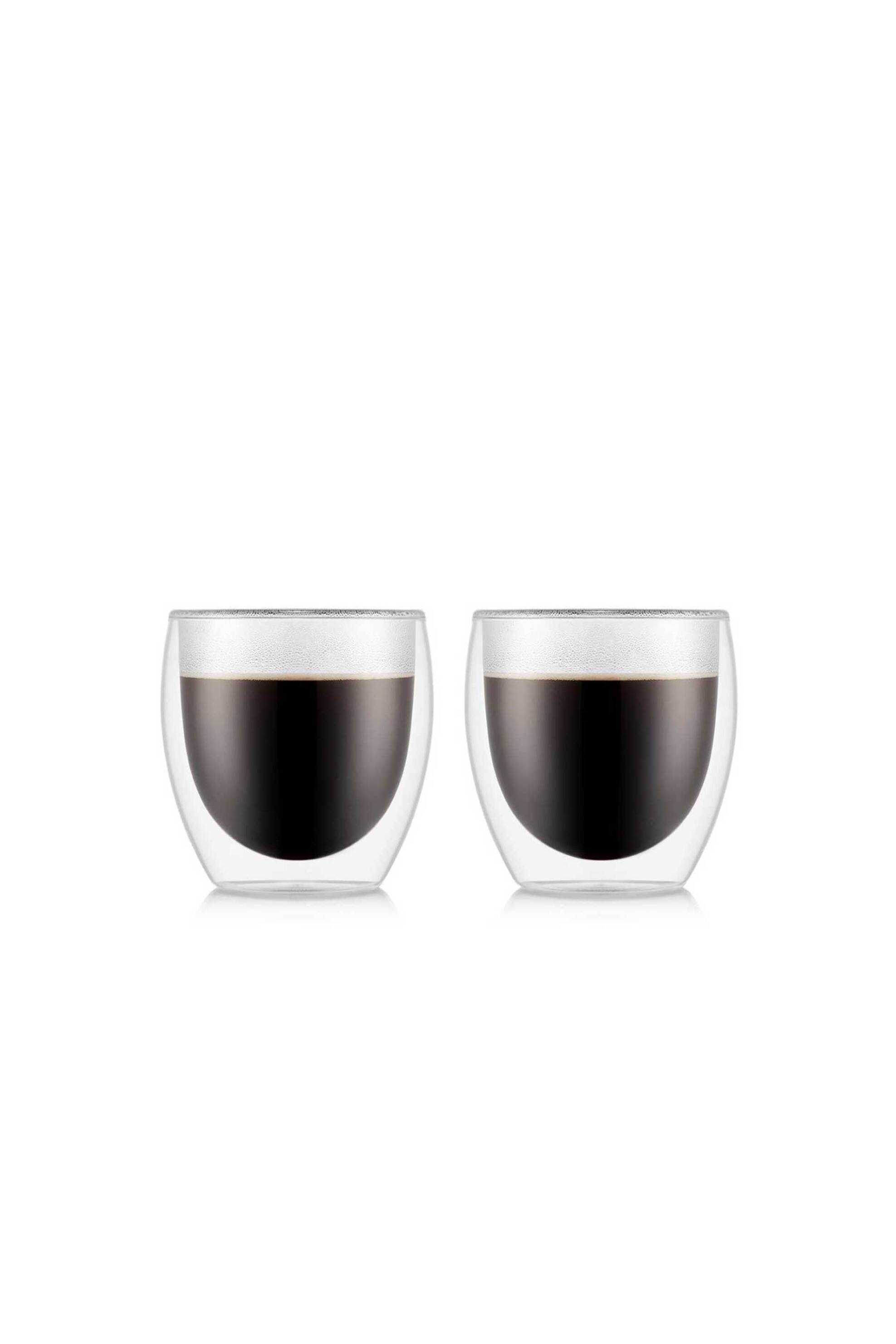 BODUM Bodum σετ ποτήρια double wall 250 ml διάφανο "Pavina" (2 τεμάχια) - 4558-10
