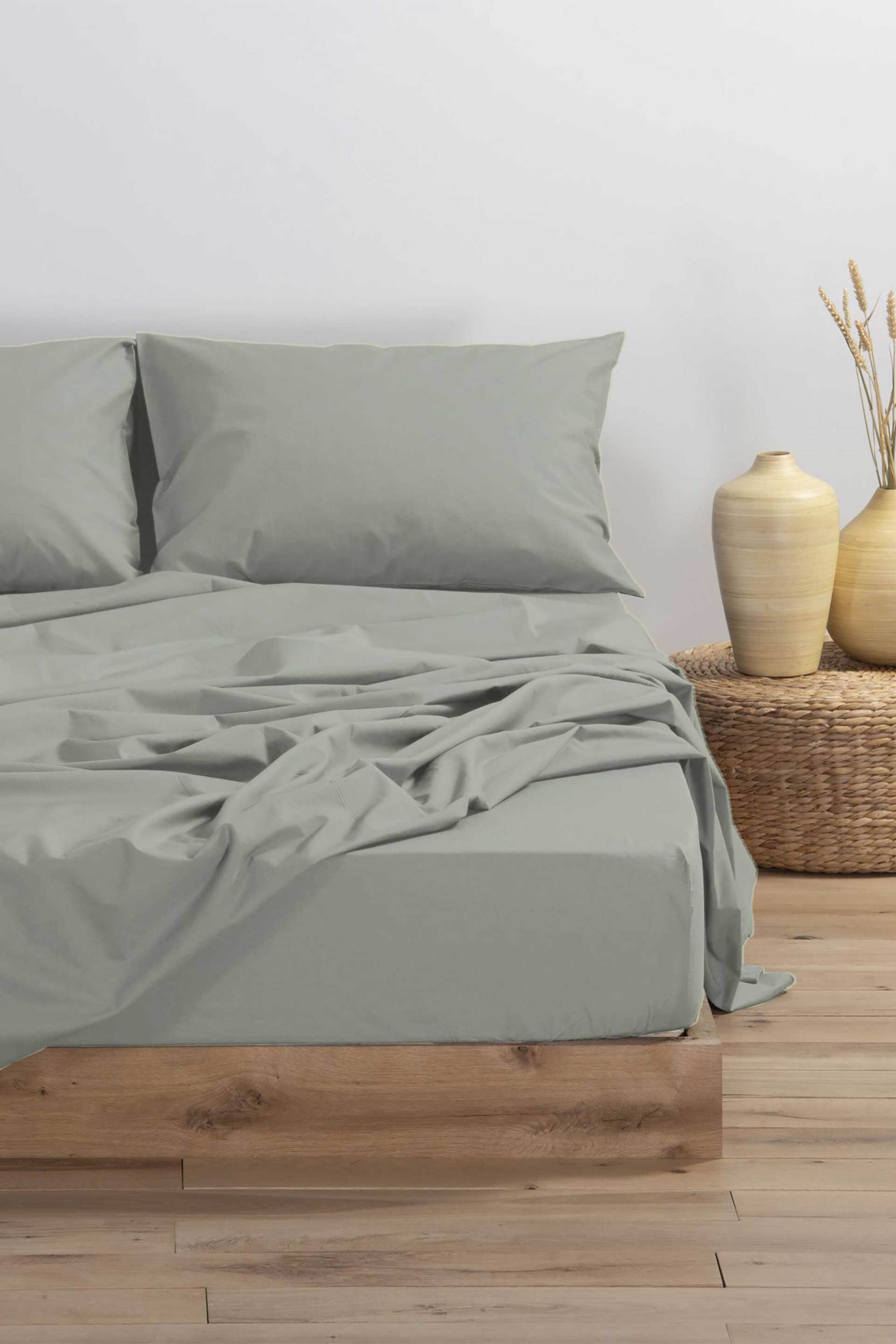 NEF-NEF σεντόνι υπέρδιπλο "Basic" 240 x 270 cm   - 011709 Λαδί