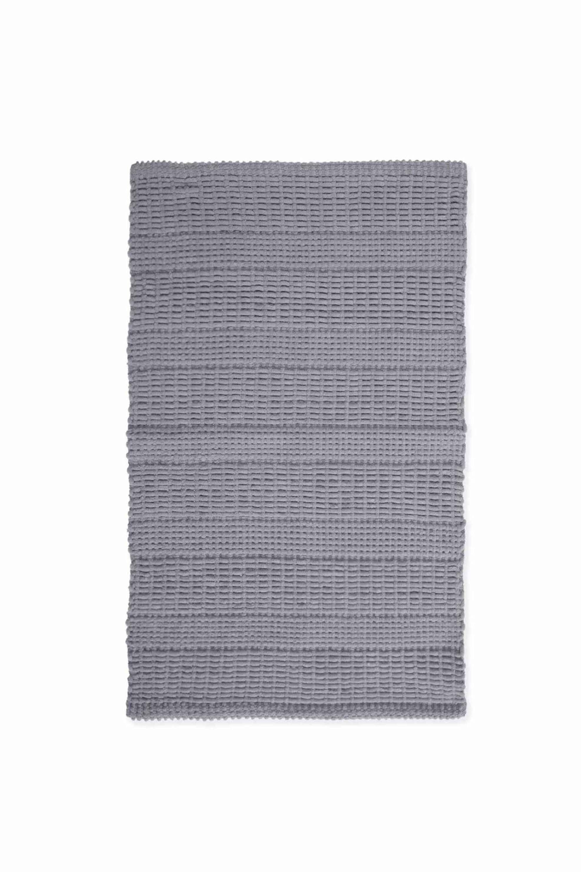 NEF-NEF HOMEWARE NEF-NEF χαλάκι μπάνιου απορροφητικό μονόχρωμο "Delight" 50 x 80 cm - 034260 Γκρι