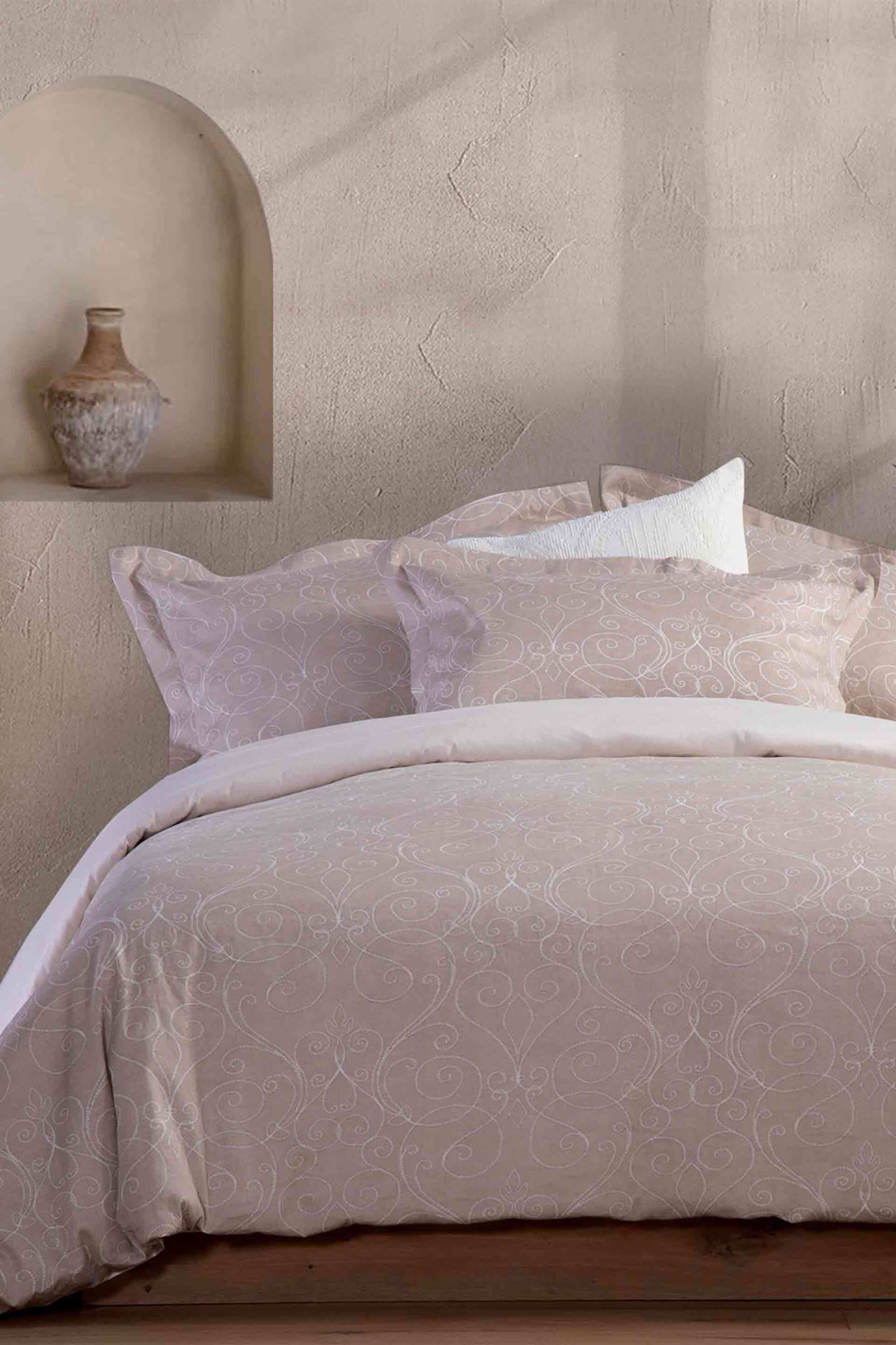 NEF-NEF HOMEWARE NEF-NEF σετ παπλωματοθήκη υπέρδιπλη "Vital" 240 x 230 - 2 x 52 x 72 cm - 035526 Μπεζ