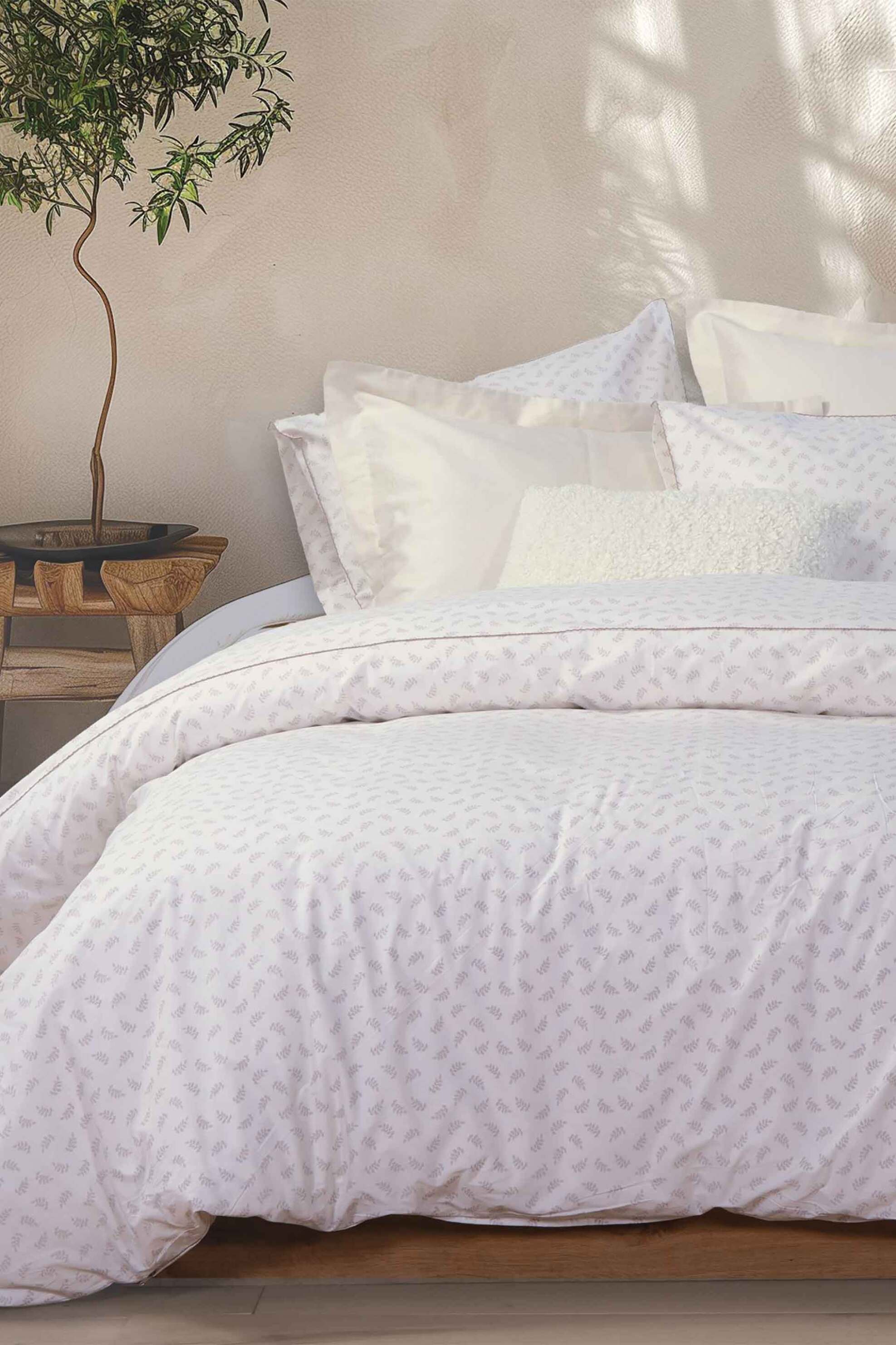 NEF-NEF σετ σεντόνια υπέρδιπλα με μαξιλαροθήκες "Amaranda" (4 τεμάχια) - 035082 Εκρού