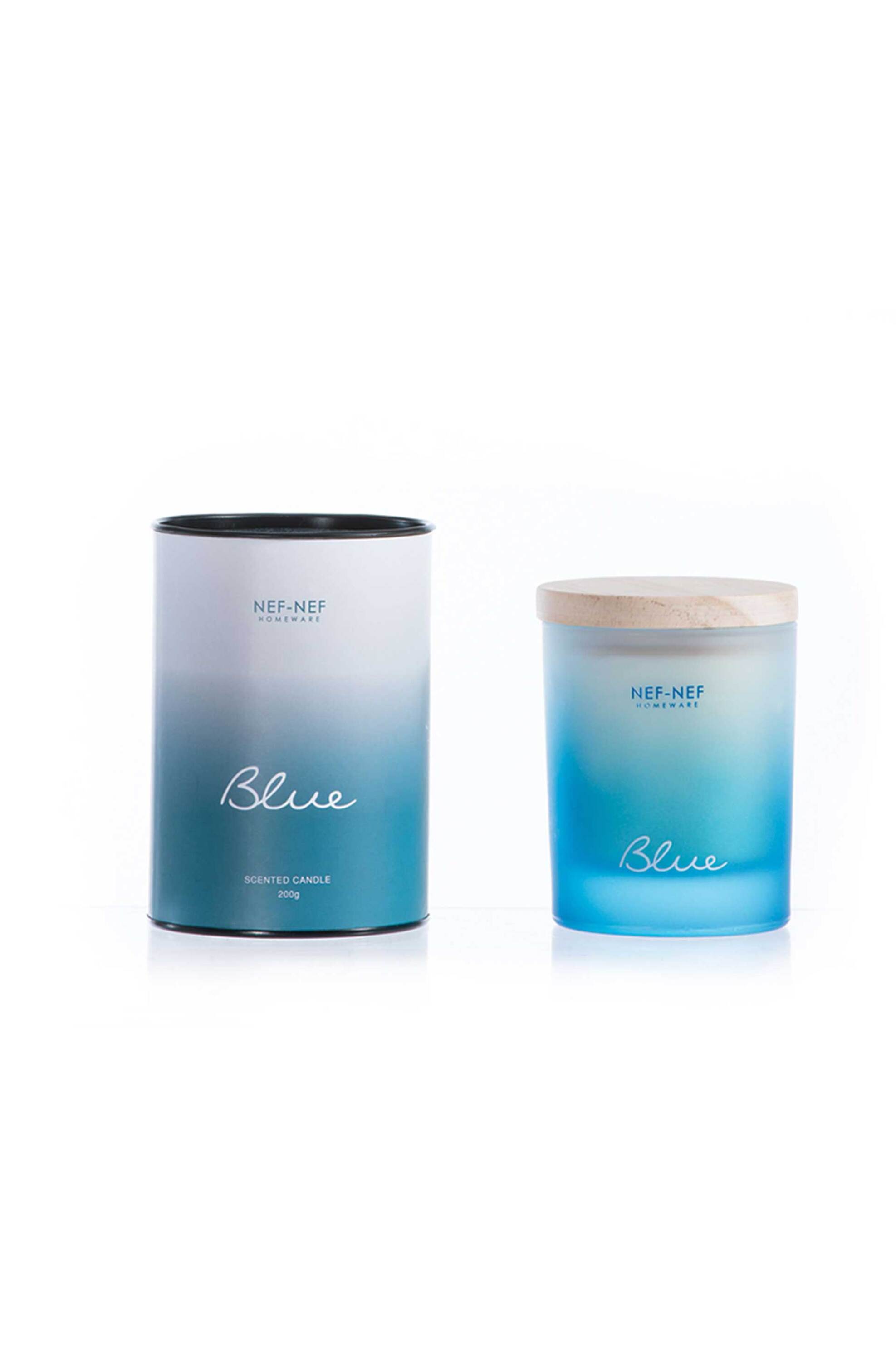 NEF-NEF HOMEWARE NEF-NEF αρωματικό κερί "Blue" 200 gr - 035612 Μπλε
