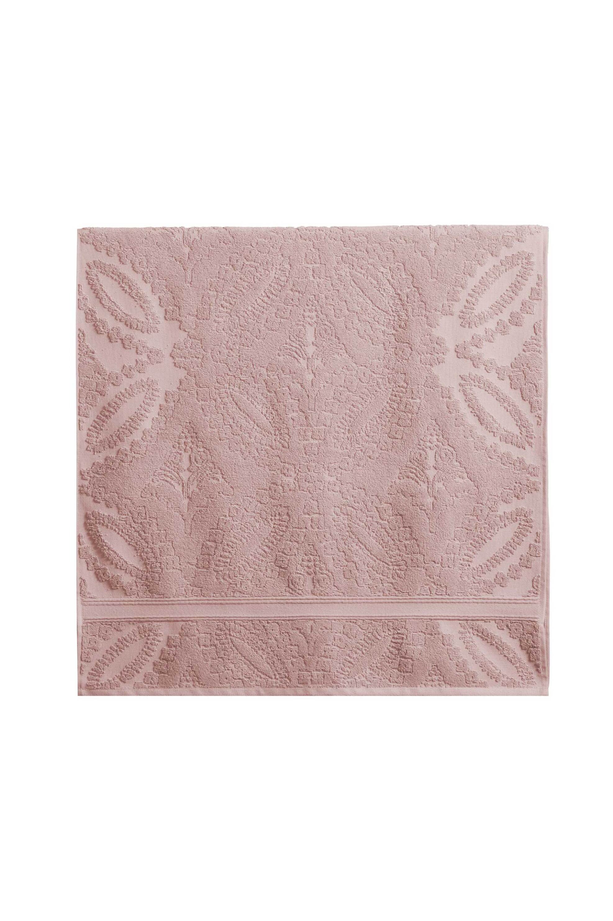 NEF-NEF HOMEWARE NEF-NEF πετσέτα προσώπου "Louiza" 50 x 90 cm - 036651 Ροζ