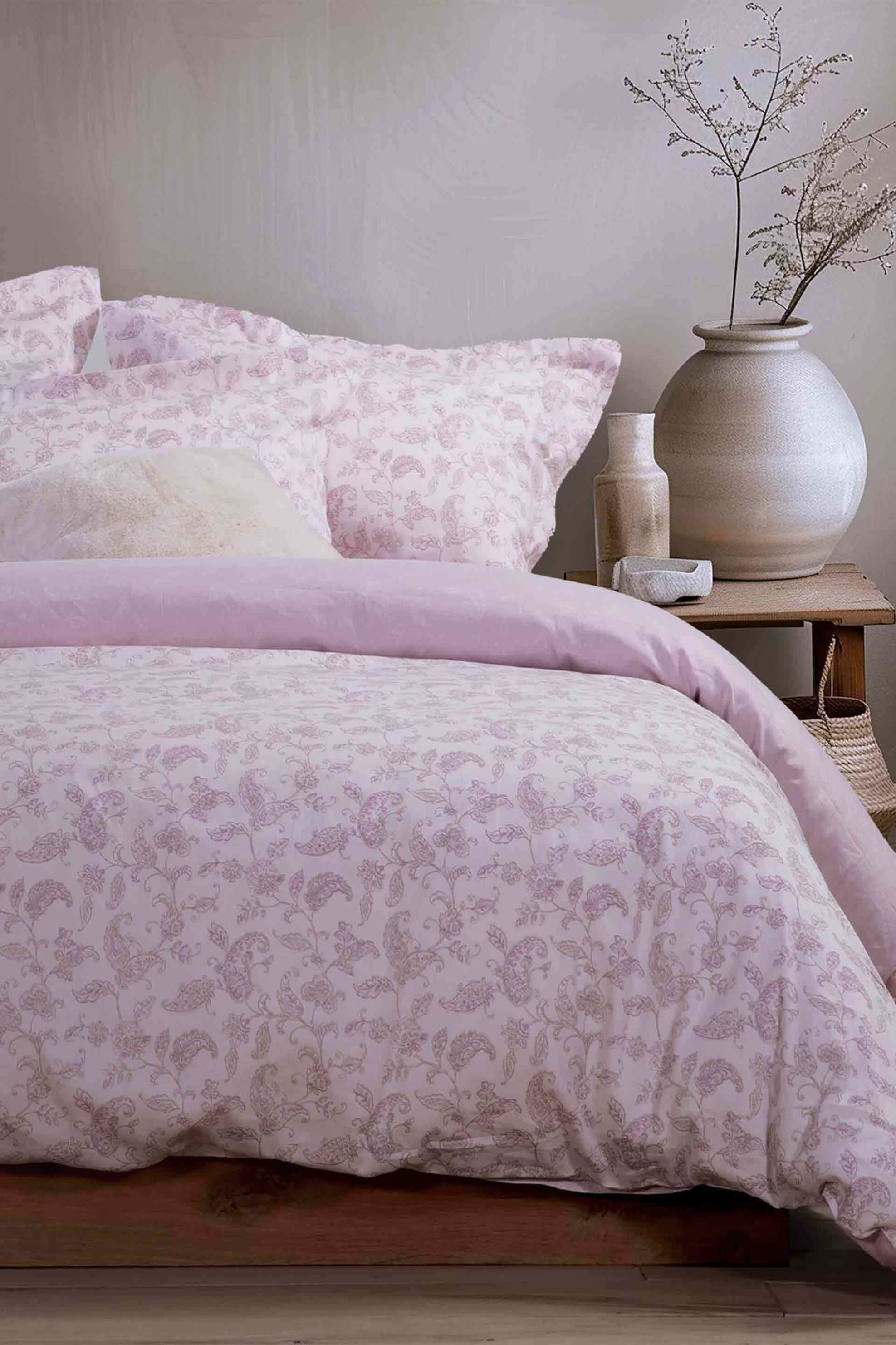 NEF-NEF σετ παπλωματοθήκη υπέρδιπλη με μαξιλαροθήκες "Sancario" (3 τεμάχια) - 036231 Μοβ