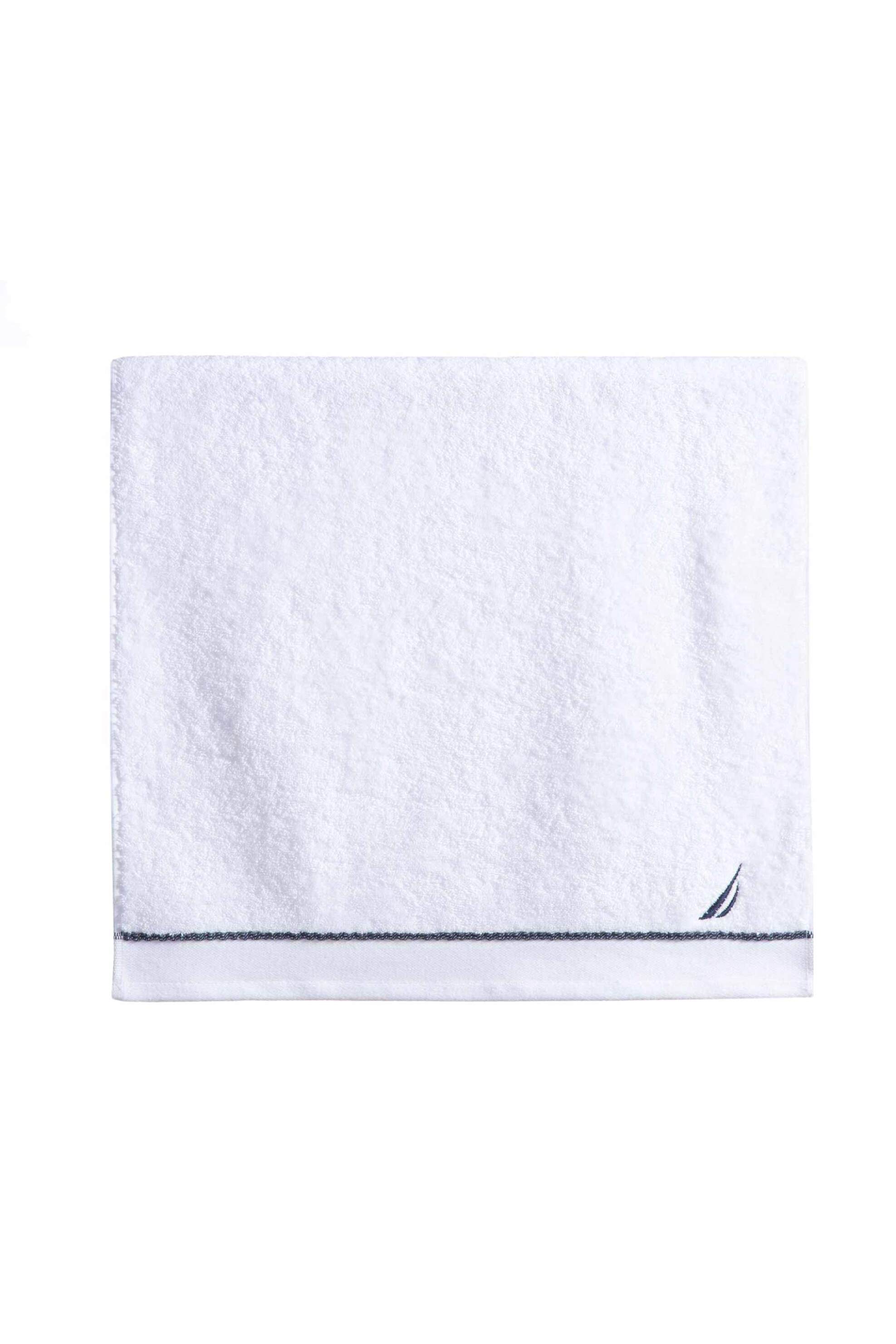 NEF-NEF HOMEWARE NEF-NEF πετσέτα προσώπου "Nautica - Nau Coast" 50 x 90 cm - 036530 Λευκό