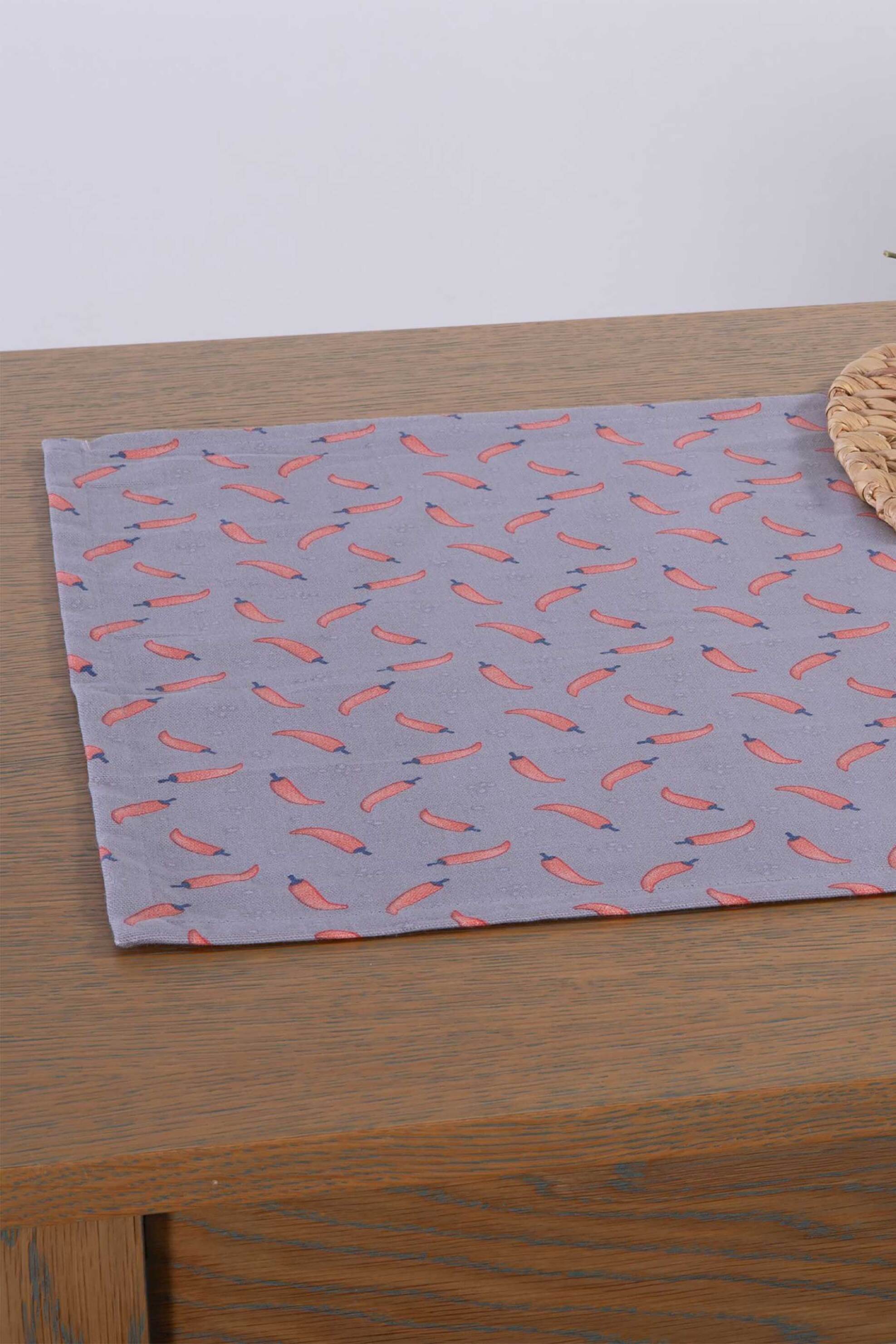 NEF-NEF HOMEWARE NEF-NEF τραβέρσα "Peppers" 45 x 140 cm - 036387 Γκρι