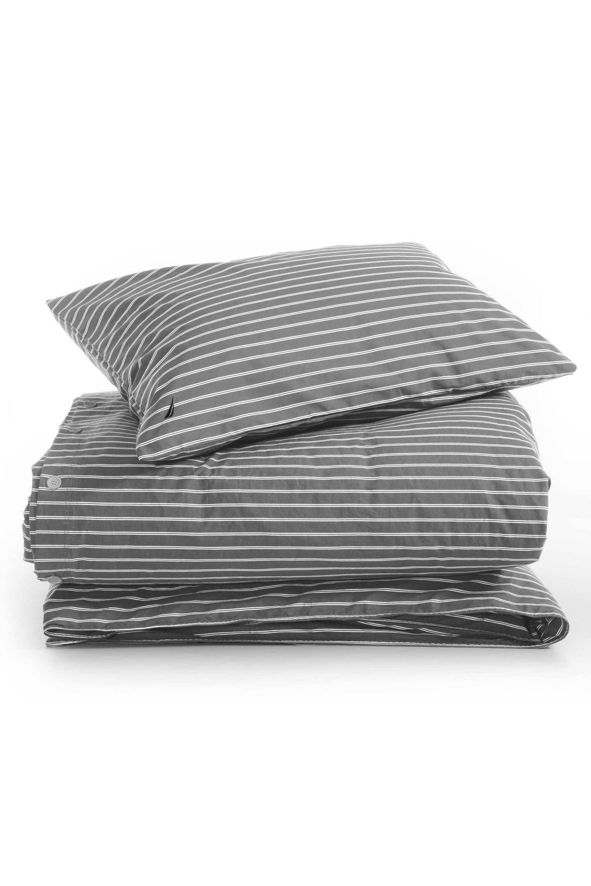 NEF-NEF σετ παπλωματοθήκη υπέρδιπλη με μαξιλαροθήκες "Nautica - Nau Coast" (3 τεμάχια) - 036524 Γκρι