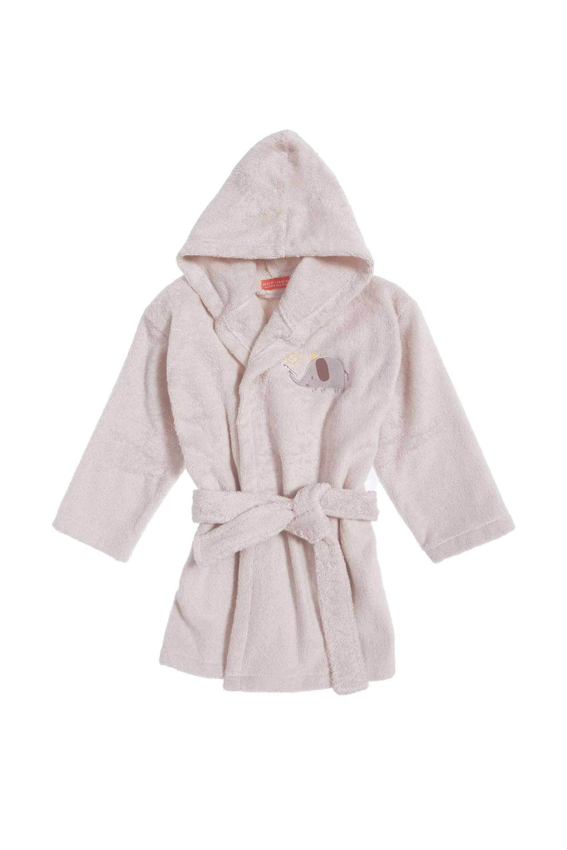 NEF-NEF βρεφικό μπουρνούζι "Happy Days" - 037441 Μπεζ